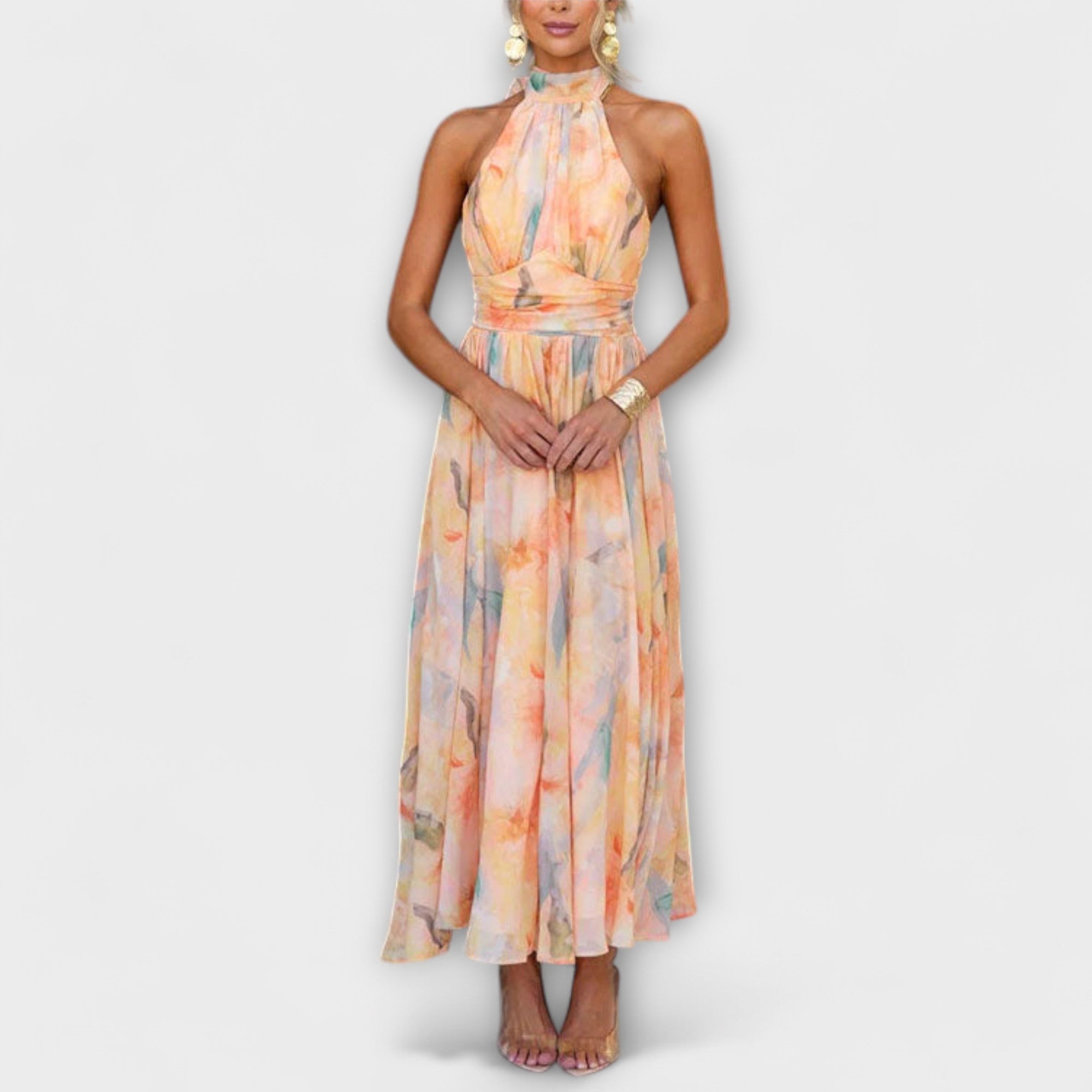 Amara™ | Halter Neck Summer Dress