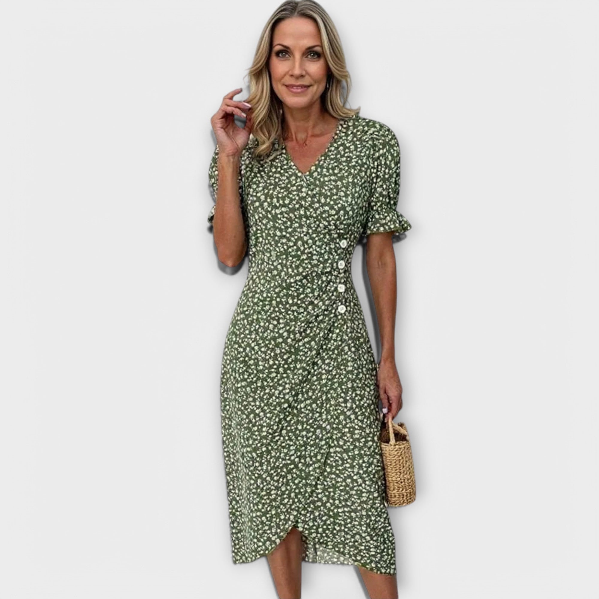 Amara™ | Floral Wrap Dress