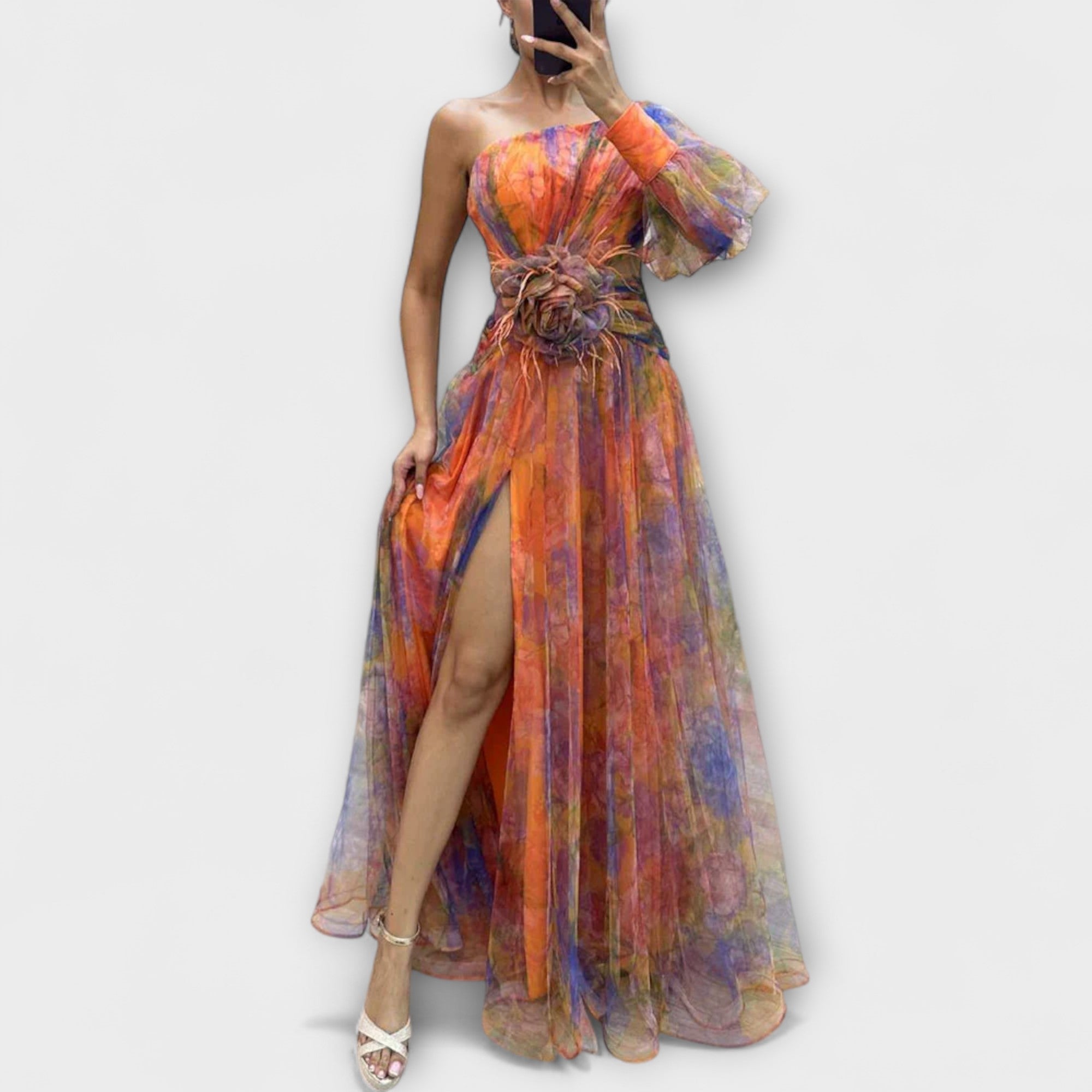 Amara™ | Elegant Split Dress
