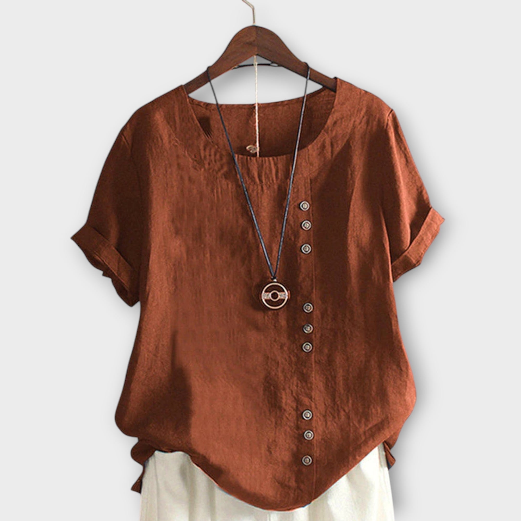 Amara™ | Linen Blouse