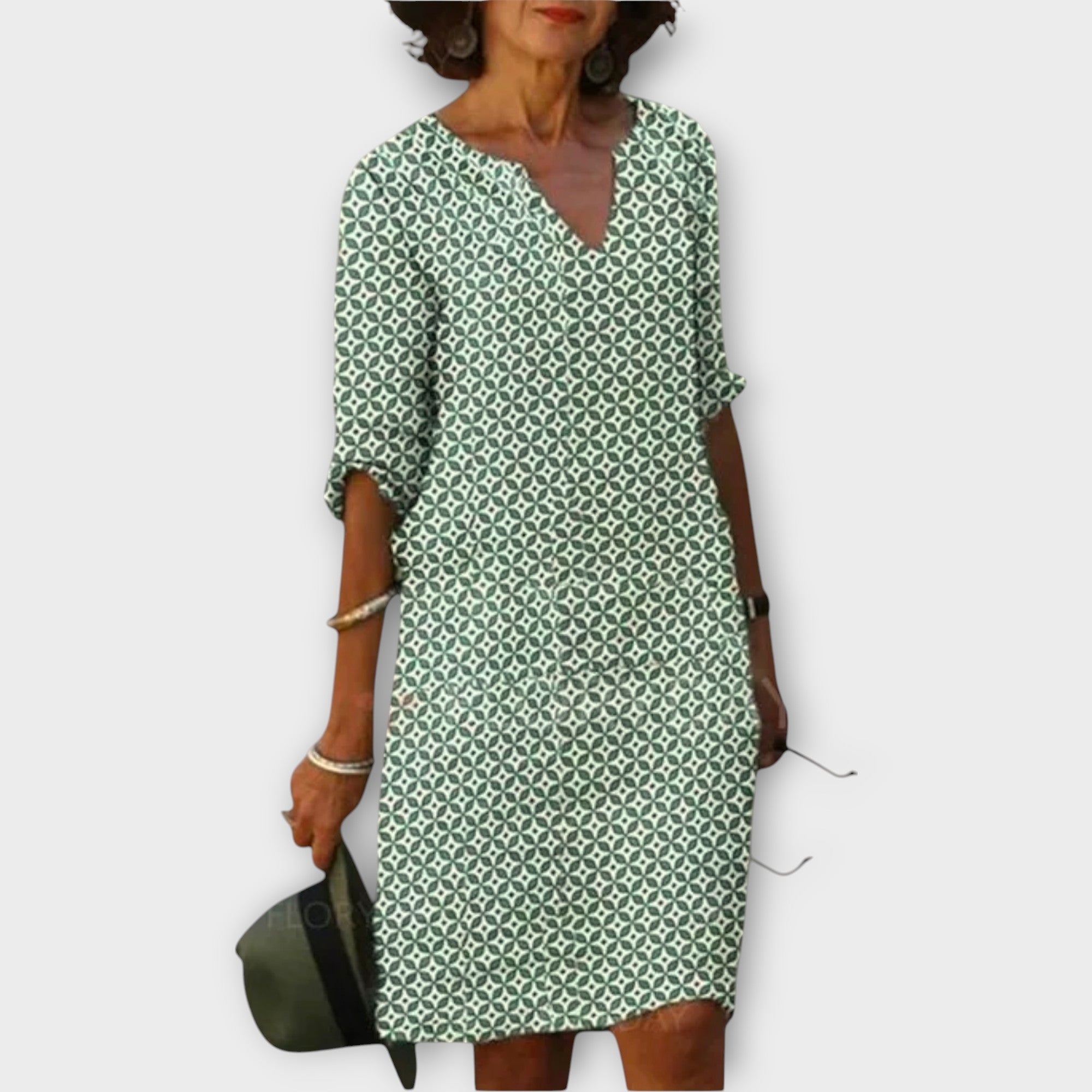 Amara™ | Patterned Casual Dress