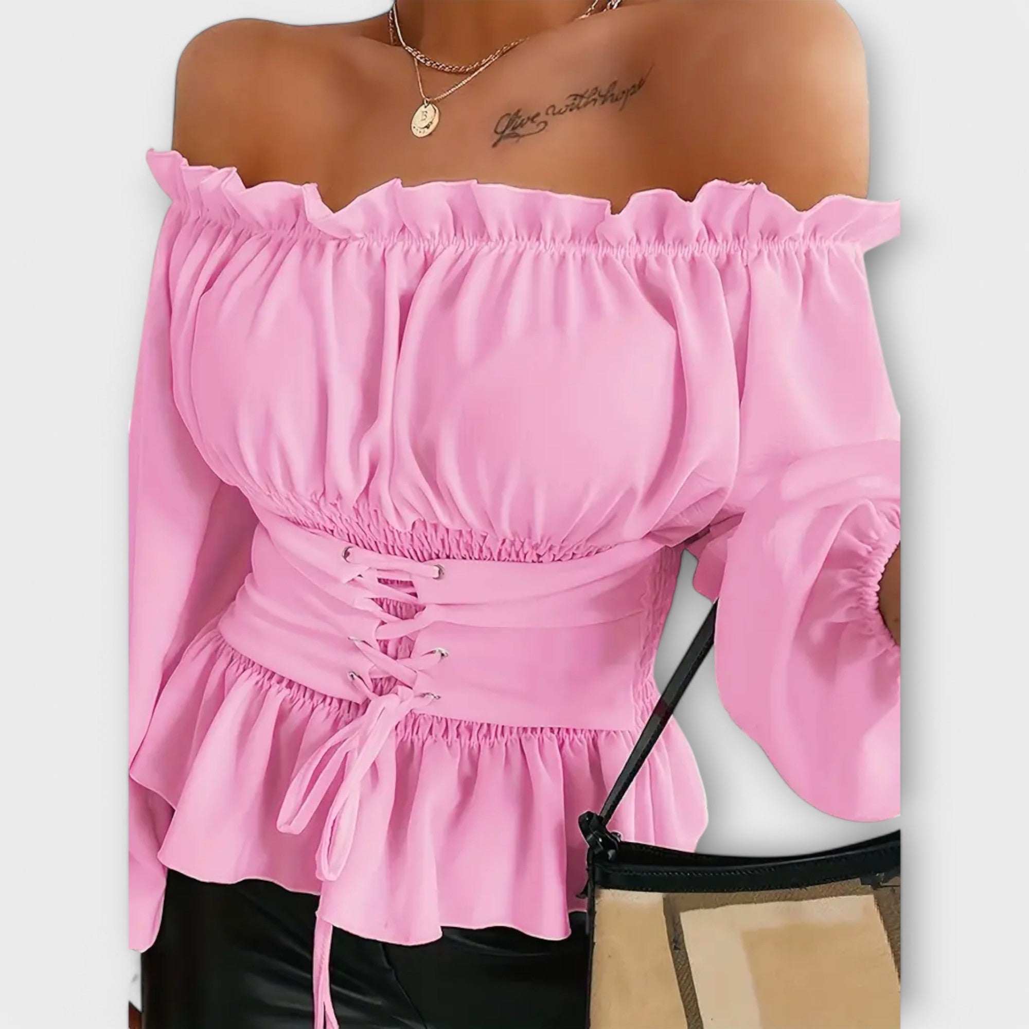 Amara™ | Blouse with Ruffle Details