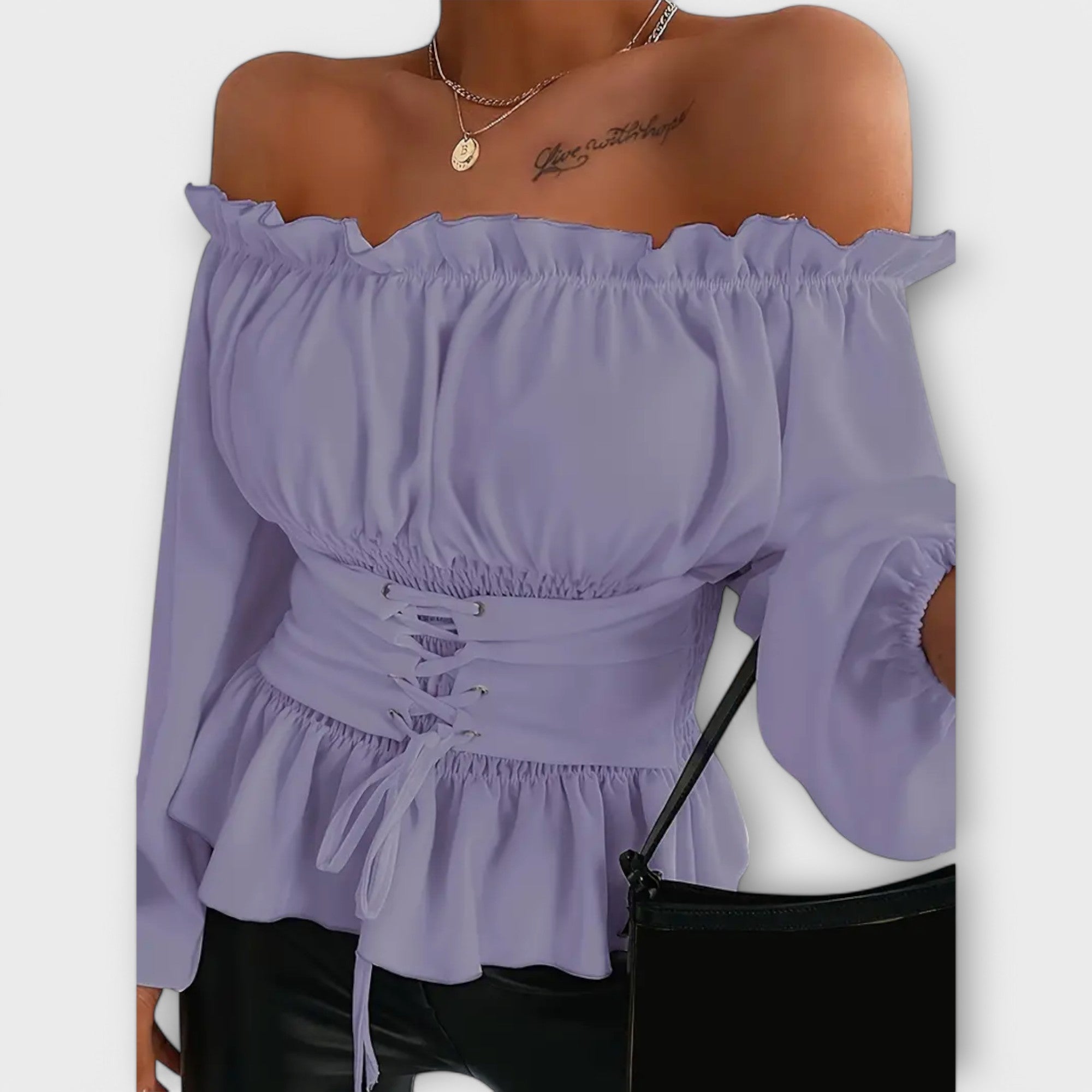 Amara™ | Blouse with Ruffle Details