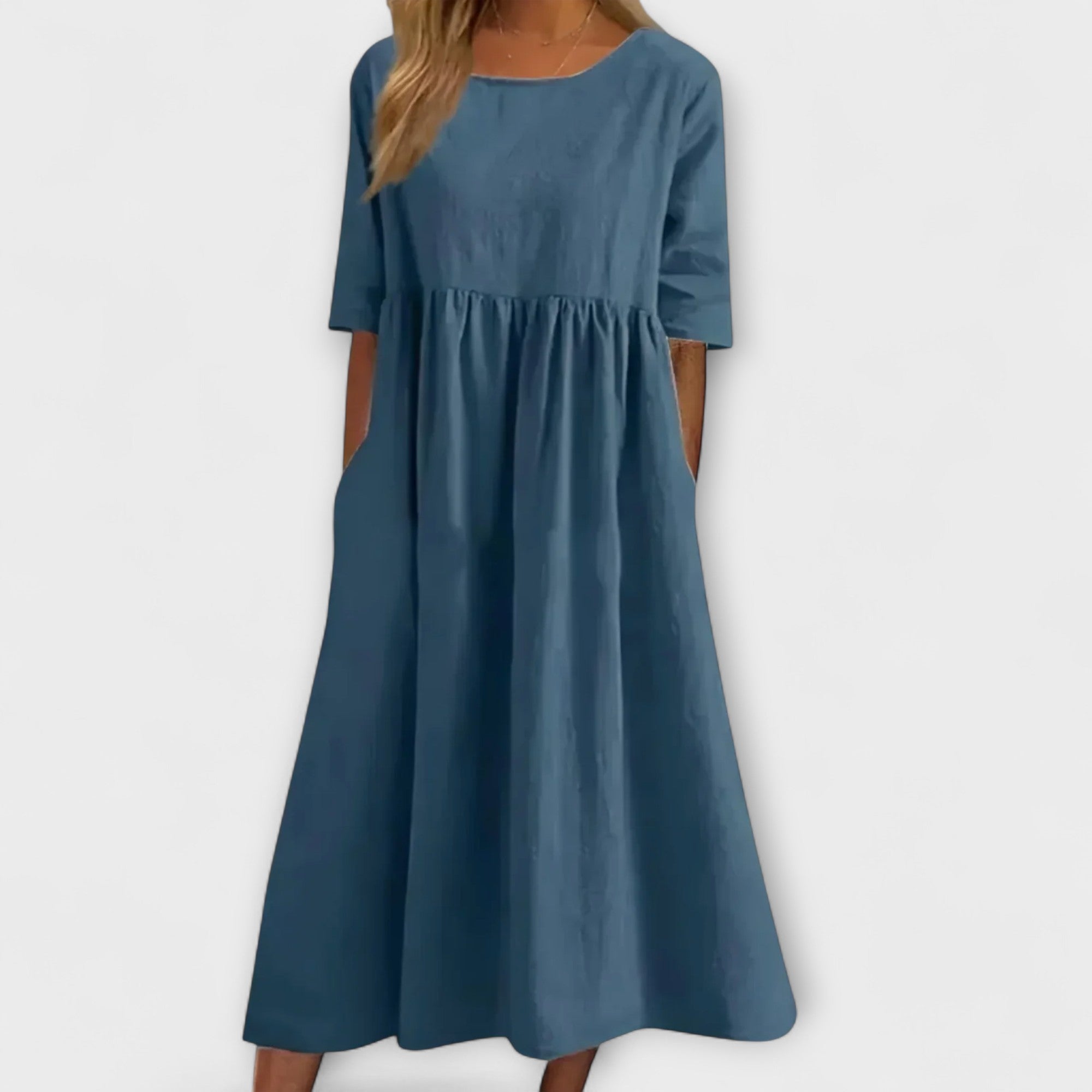 Amara™ | Cotton Midi Dress