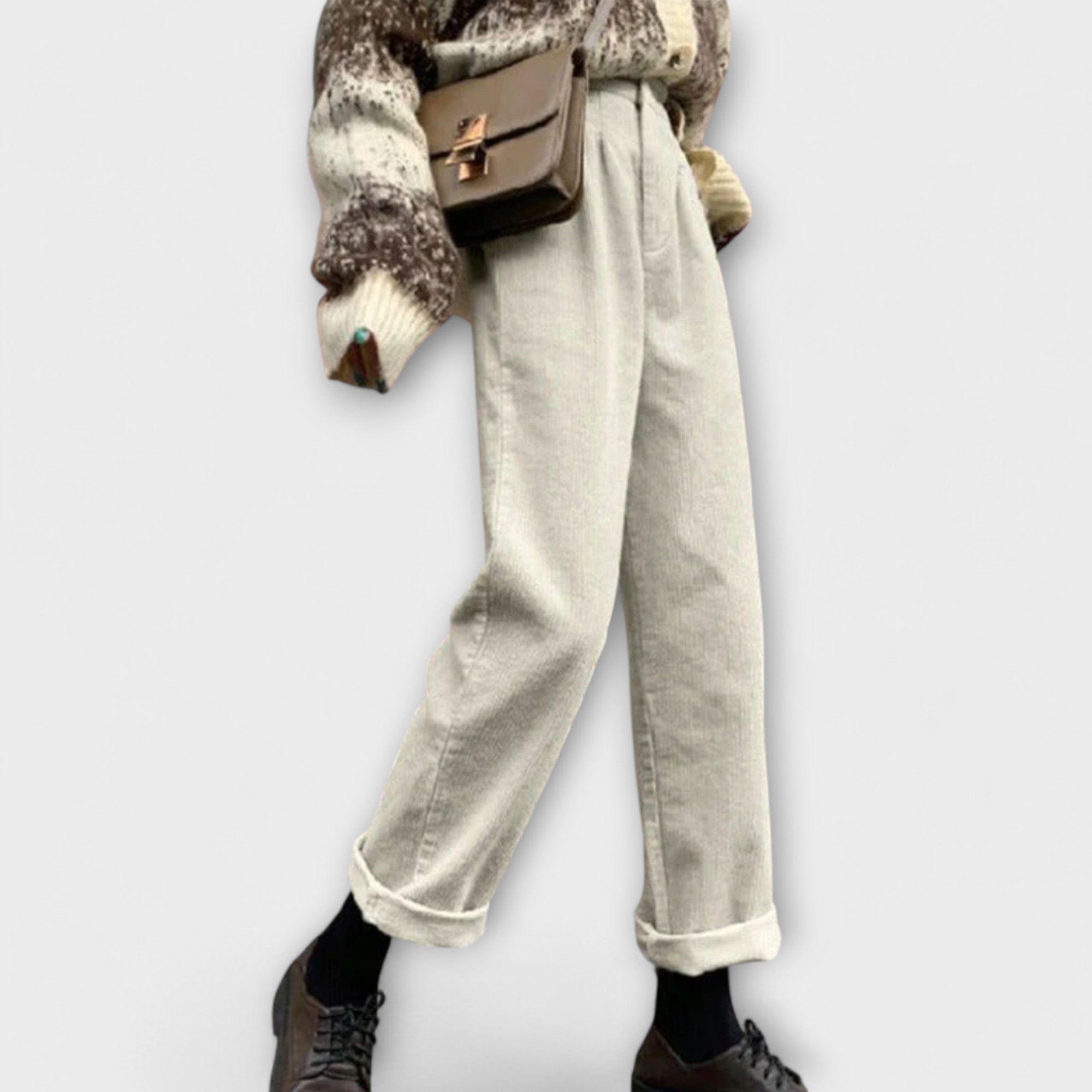 Amara™ | Loose Corduroy Trousers