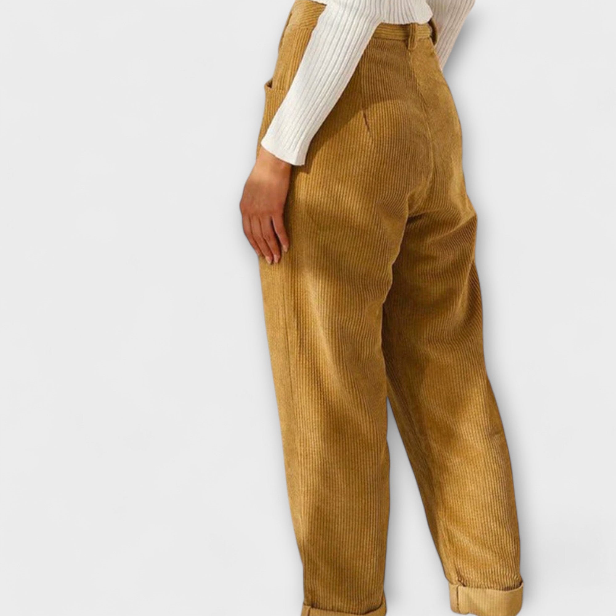 Amara™ | Loose Corduroy Trousers