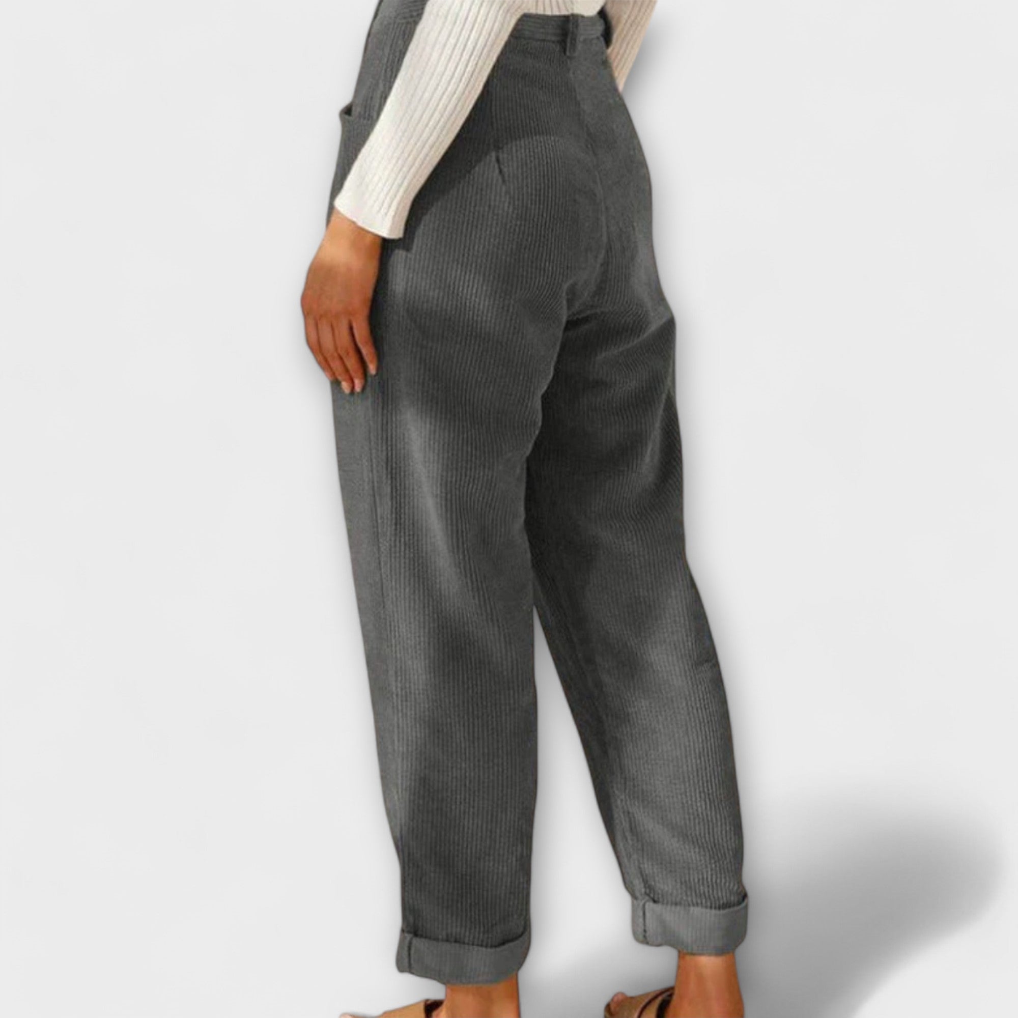 Amara™ | Loose Corduroy Trousers