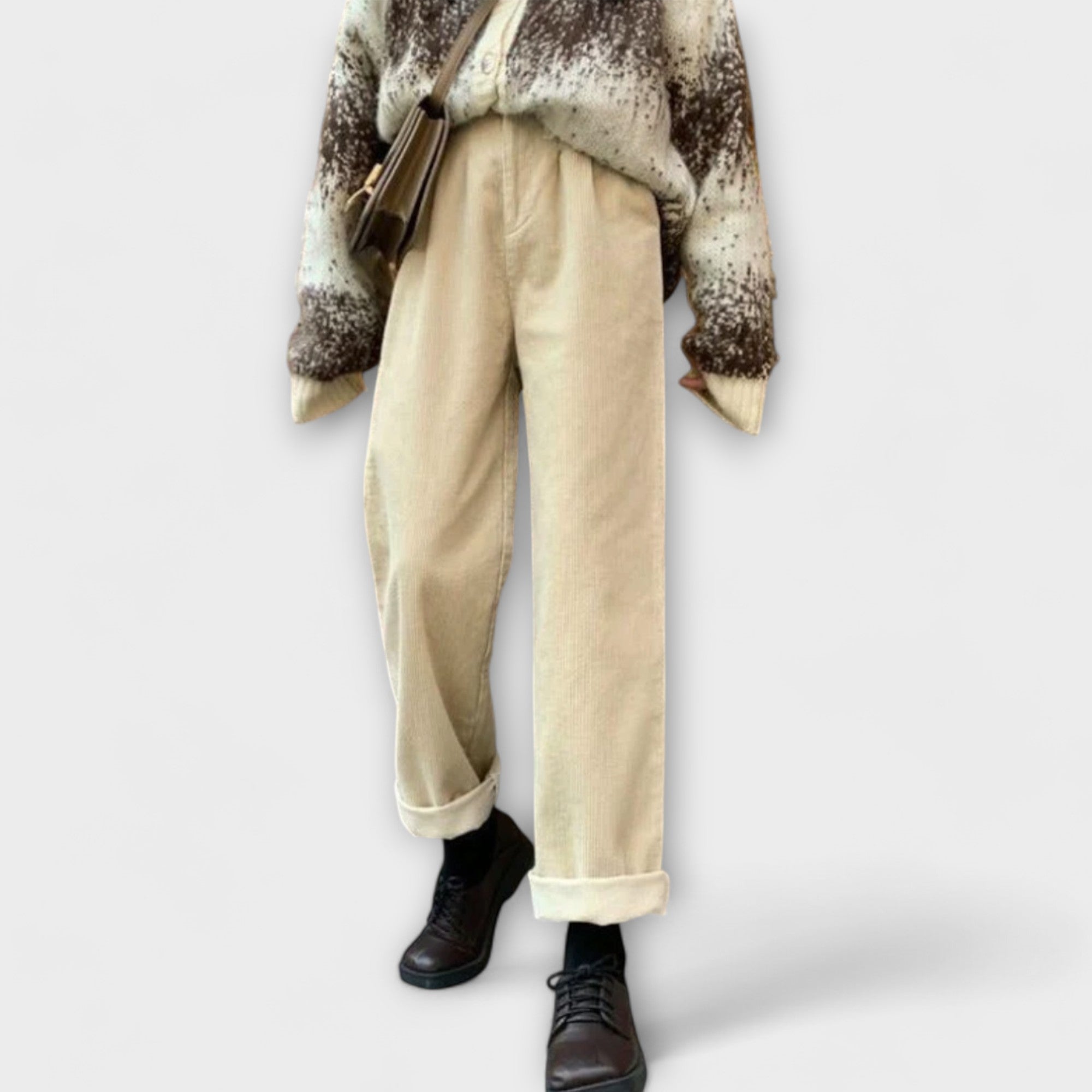 Amara™ | Loose Corduroy Trousers