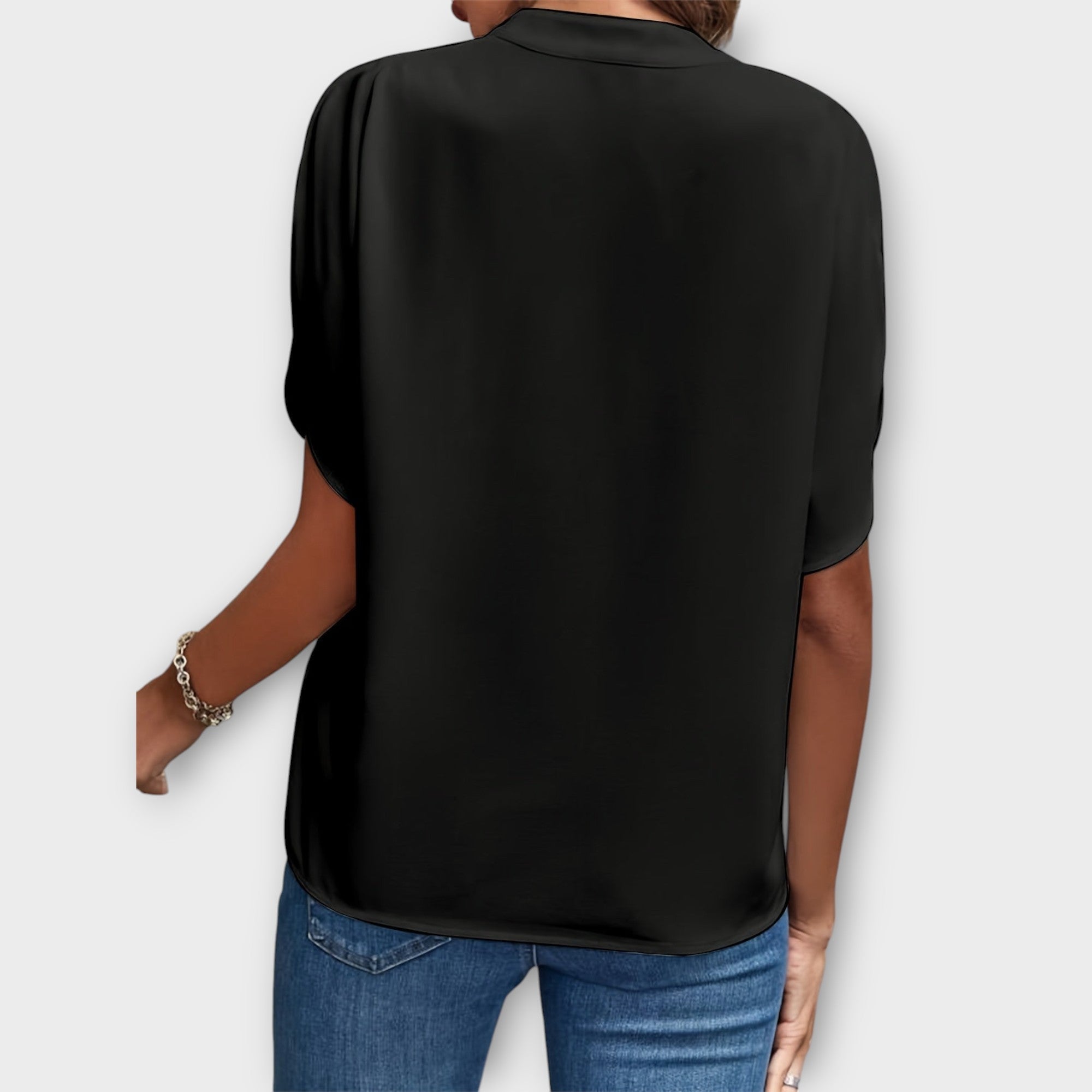 Amara™ | Chic V-Neck Blouse