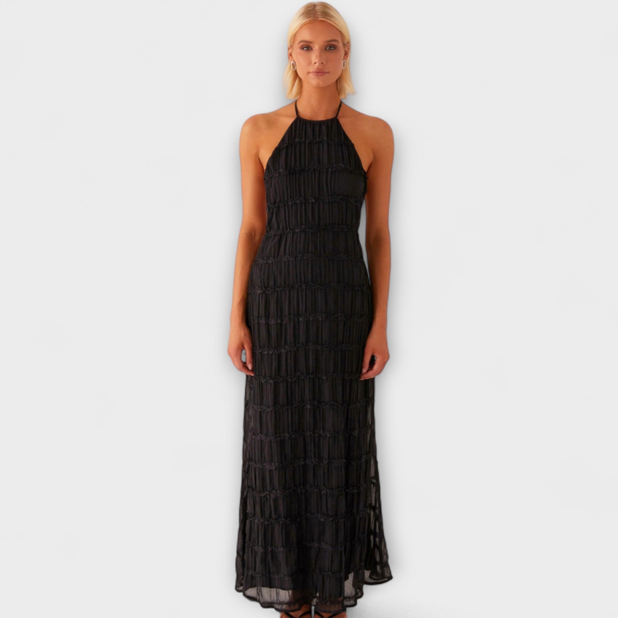Amara™ | Halterneck Long Dress