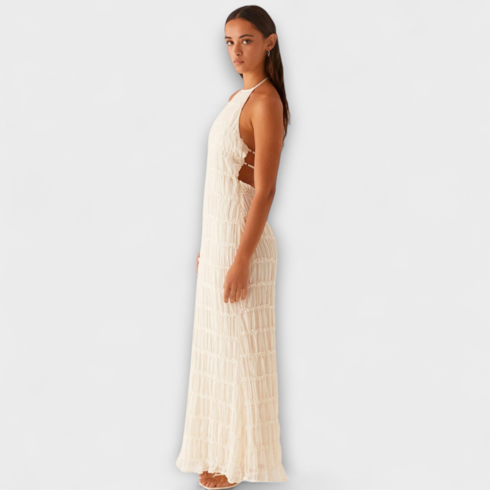 Amara™ | Halterneck Long Dress