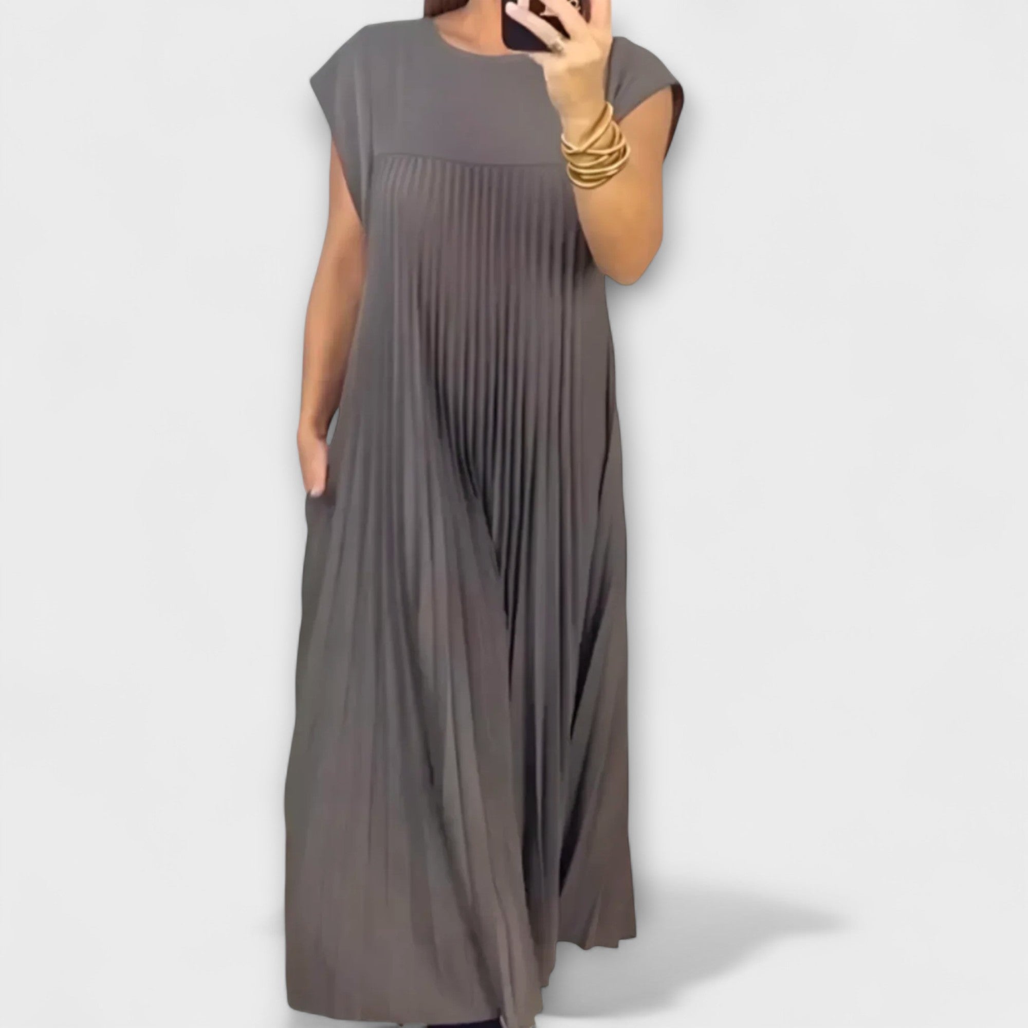 Amara™ | Elegant Pleated Dress