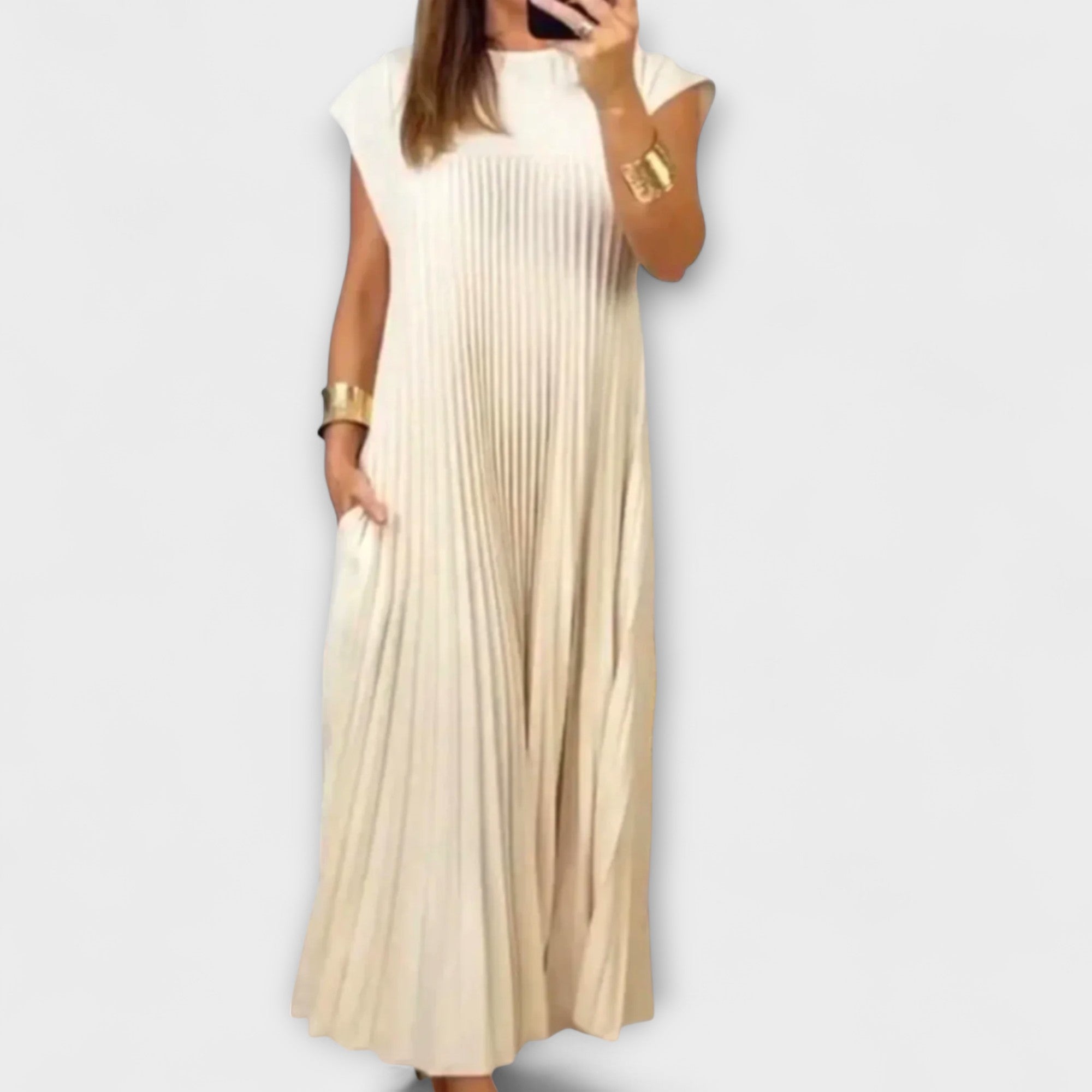 Amara™ | Elegant Pleated Dress