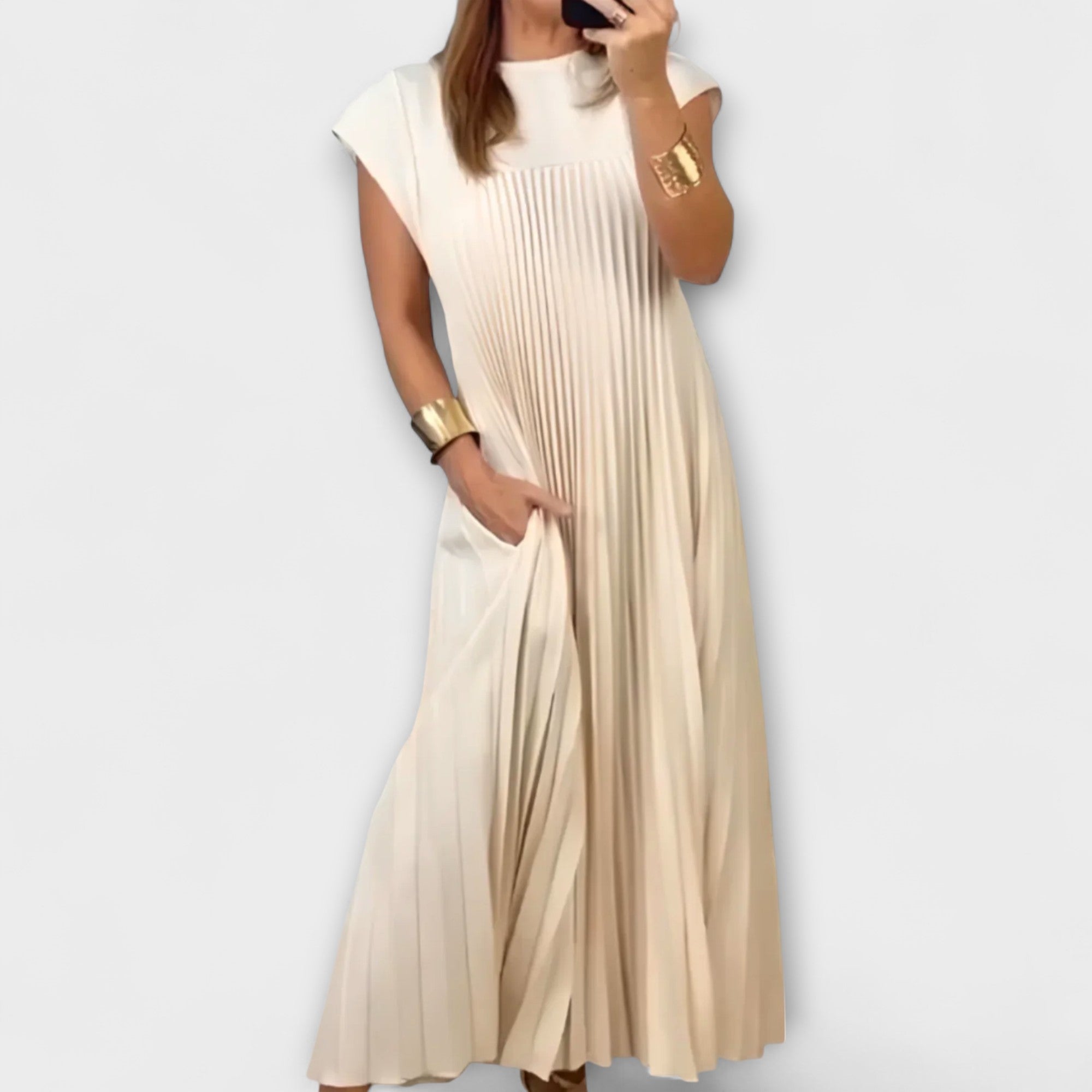 Amara™ | Elegant Pleated Dress