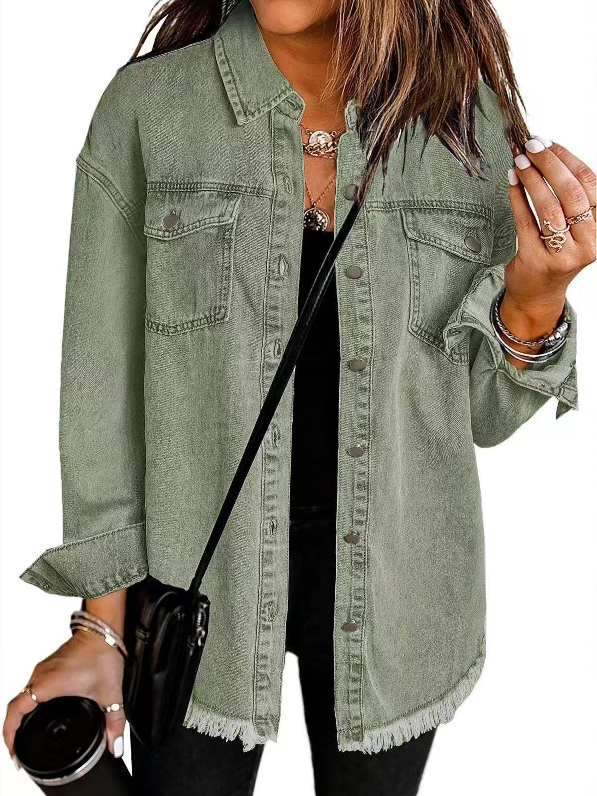Amara™ - Klassisk vardagsjeansjacka