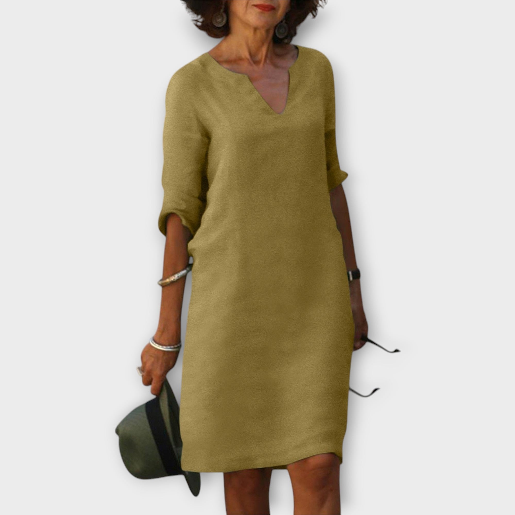Amara™ | Sophisticated Midi Dress