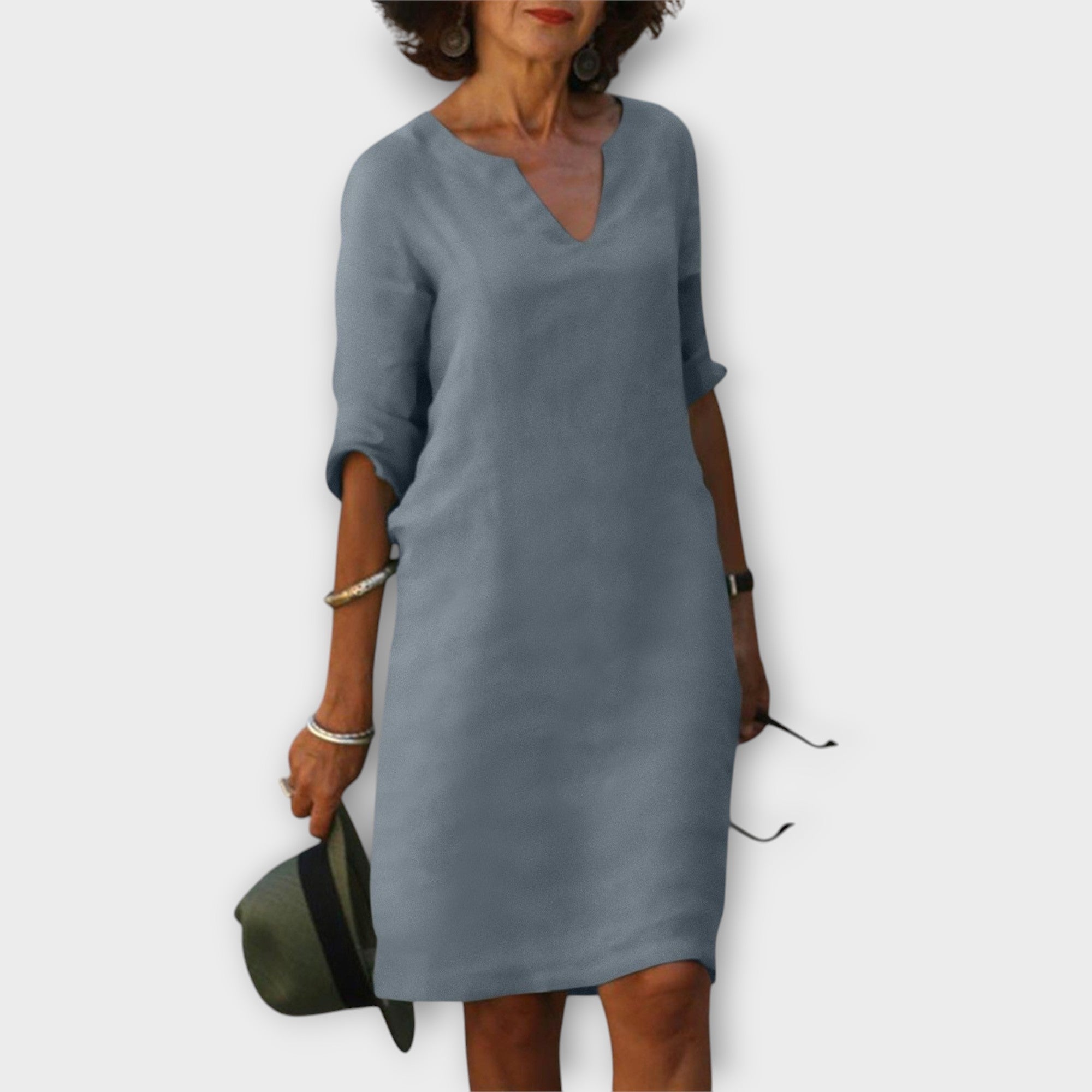 Amara™ | Sophisticated Midi Dress