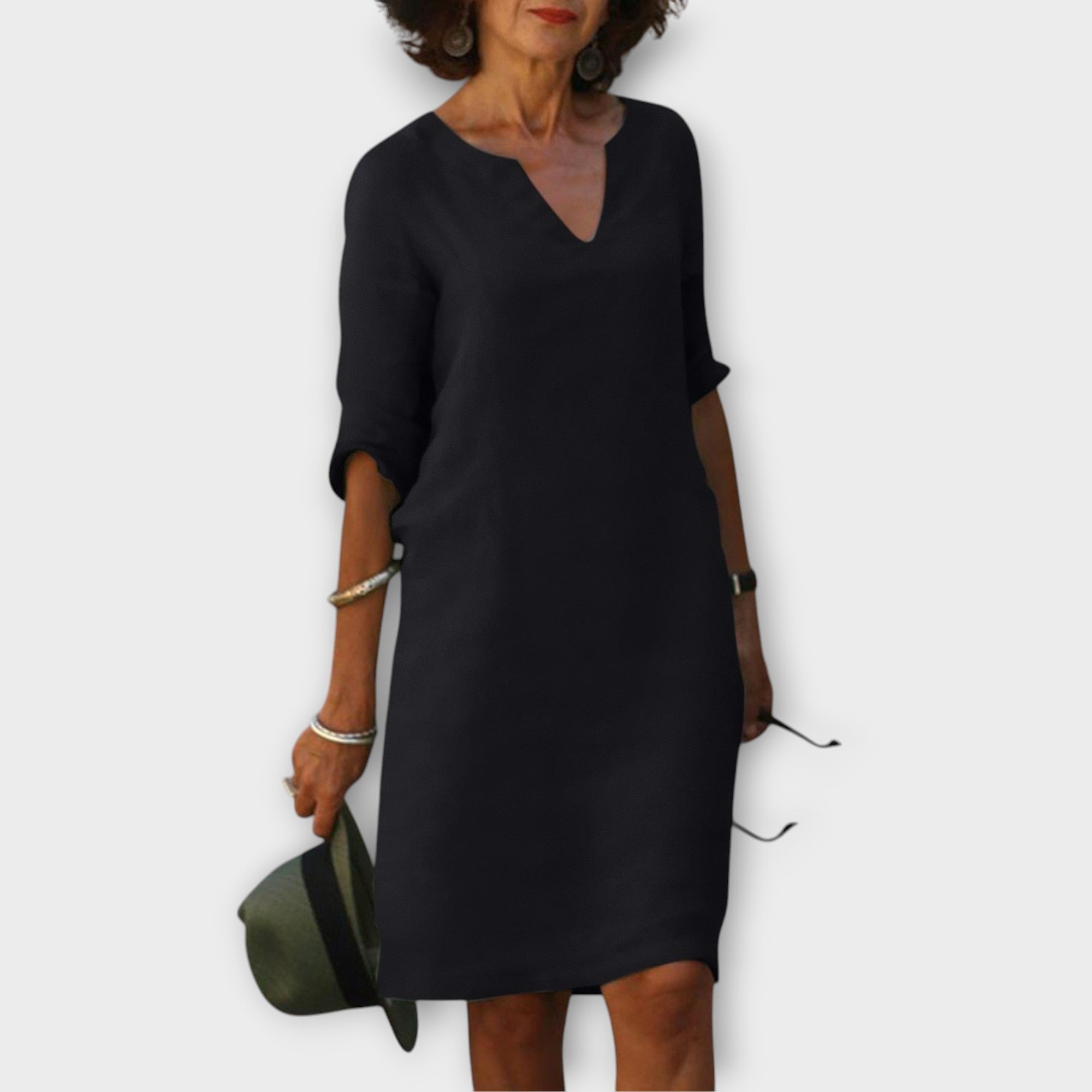 Amara™ | Sophisticated Midi Dress