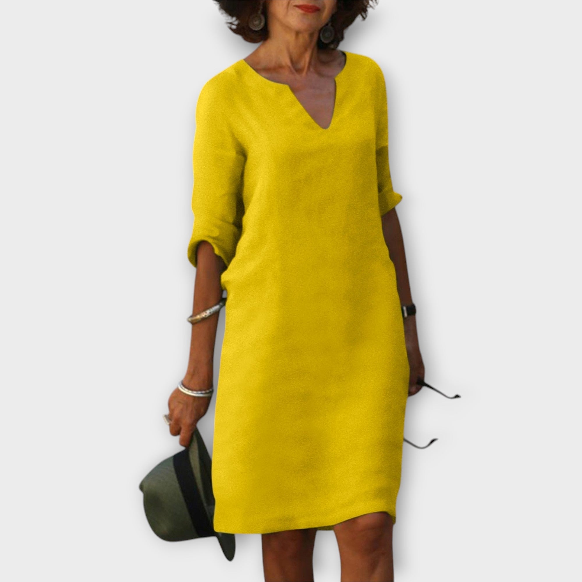 Amara™ | Sophisticated Midi Dress