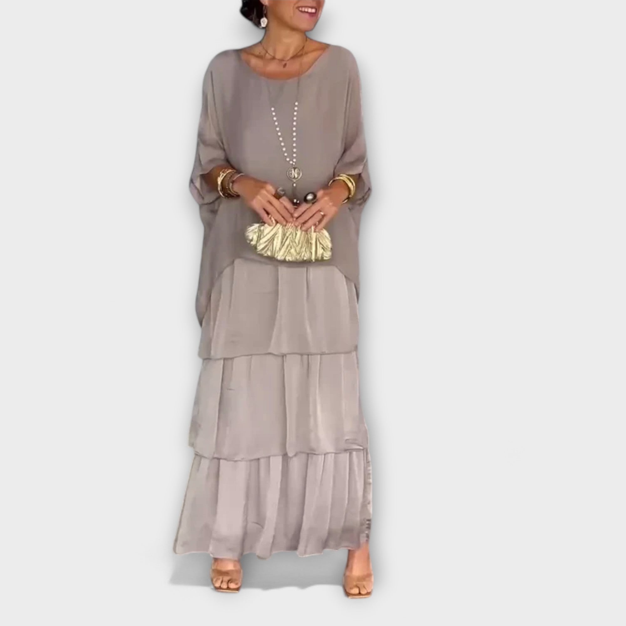 Amara™ | Elegant Chiffon Dress