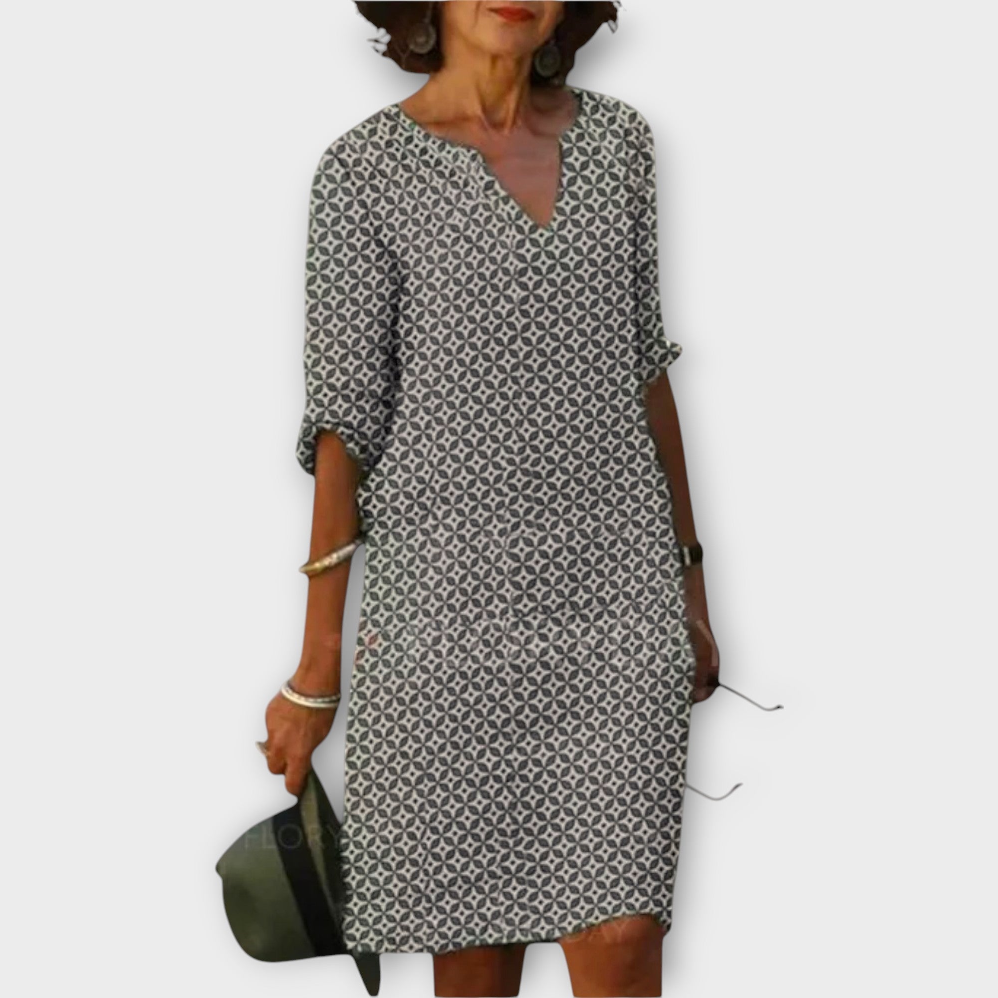 Amara™ | Patterned Casual Dress