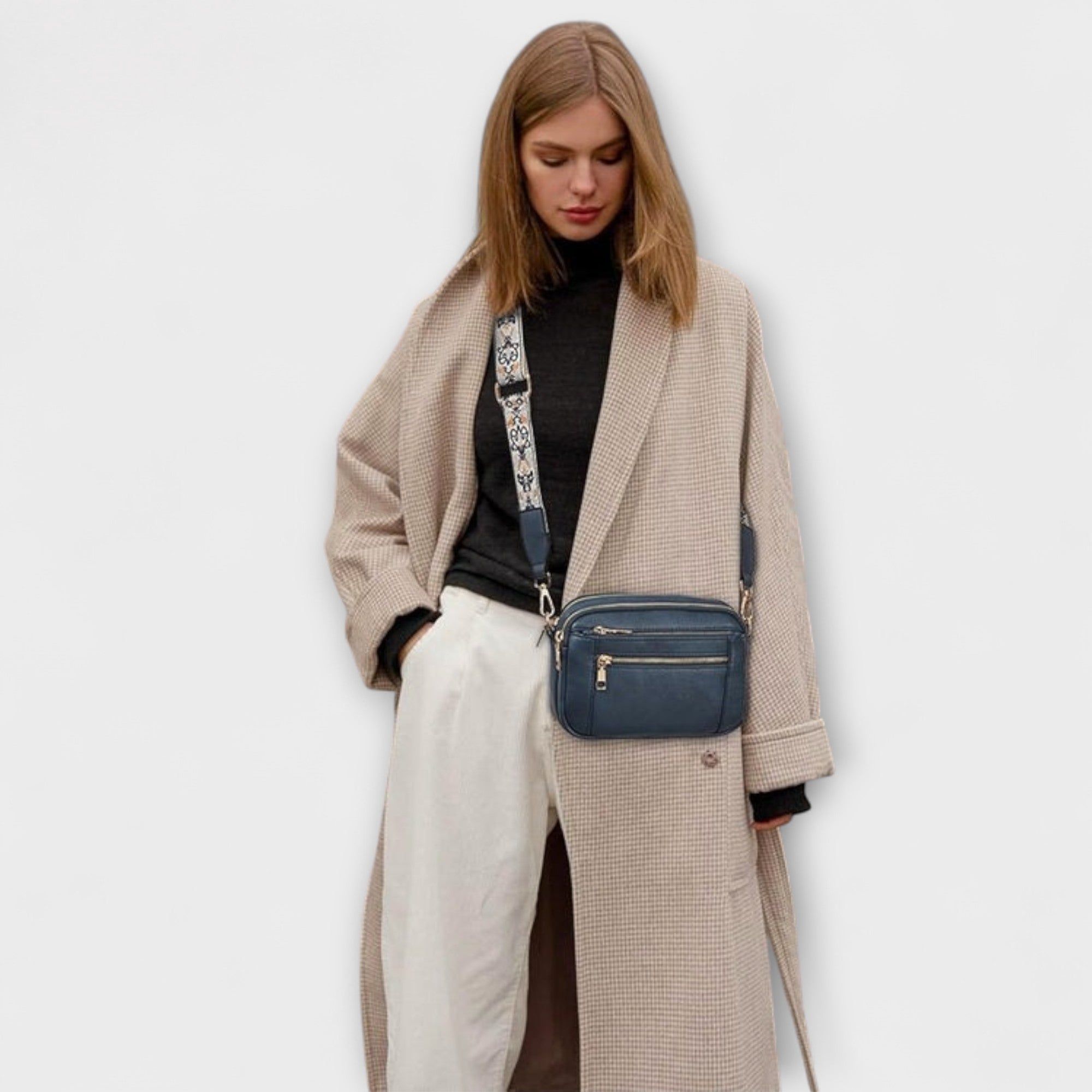 Amara™ - Elegant Läderaxelväska
