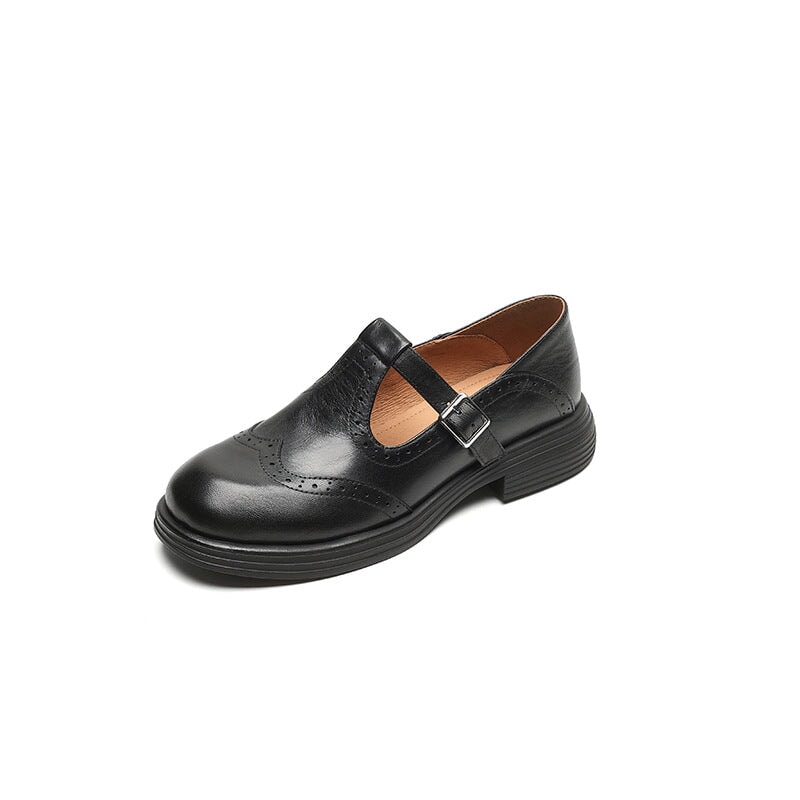 Amara™ | Eleganta Mary Janes i läder