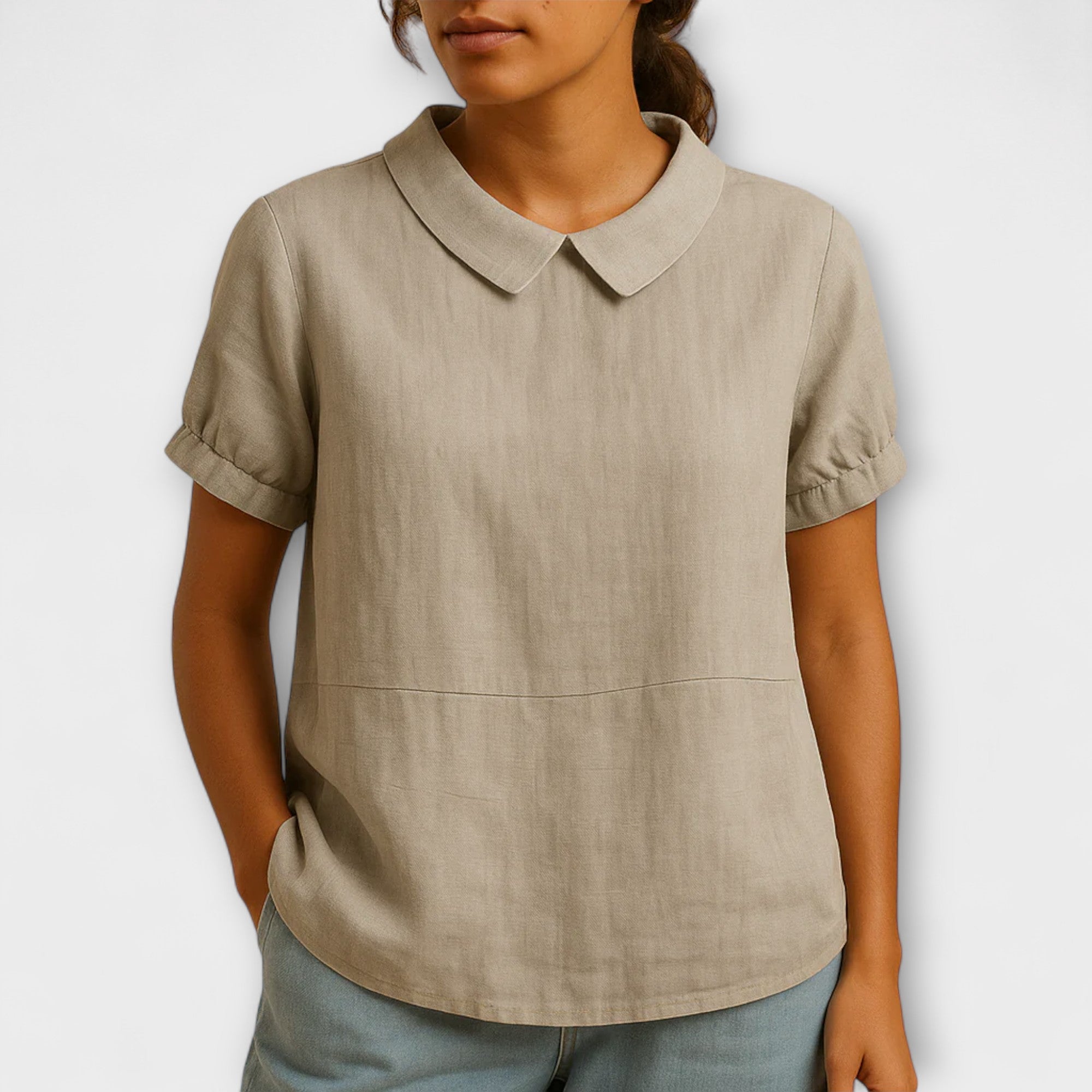 Amara™ | Light Linen Blouse