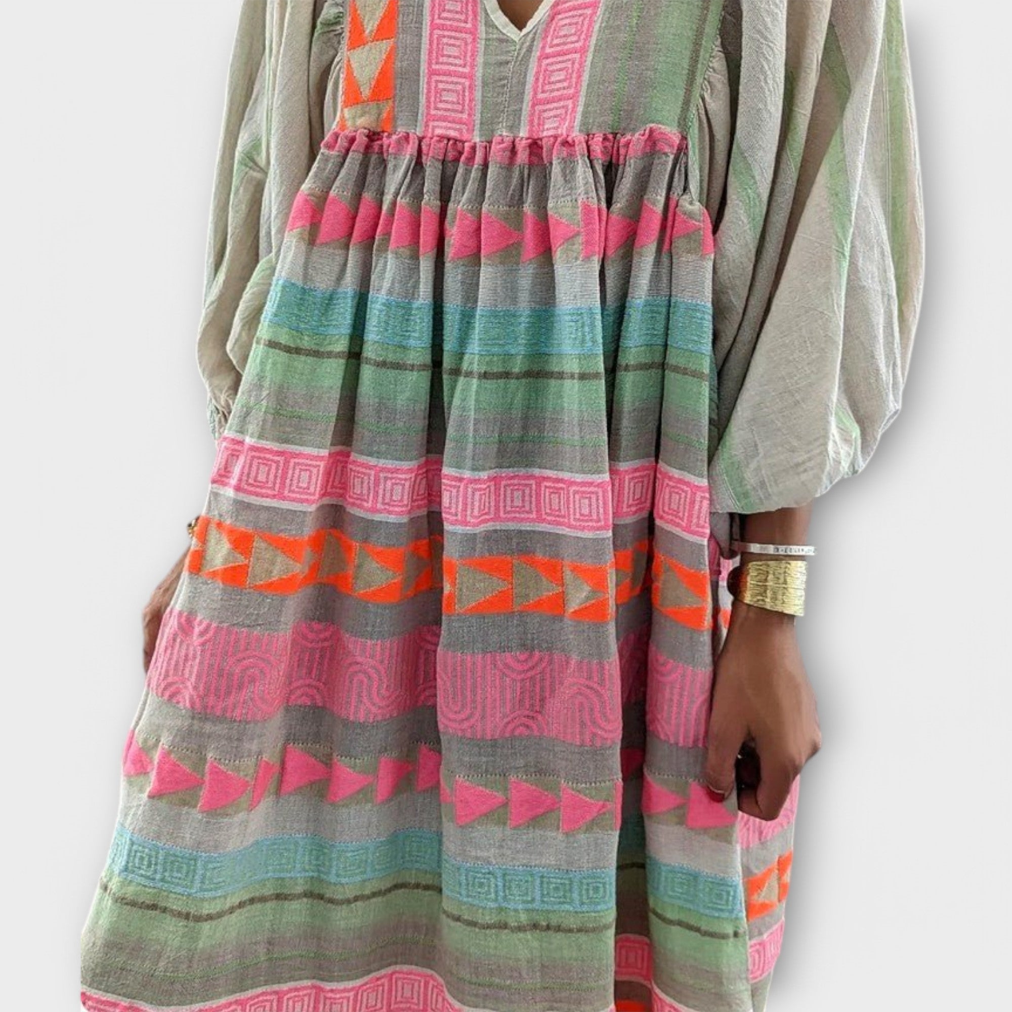 Amara™ | Hermine Vibrant Loose Dress