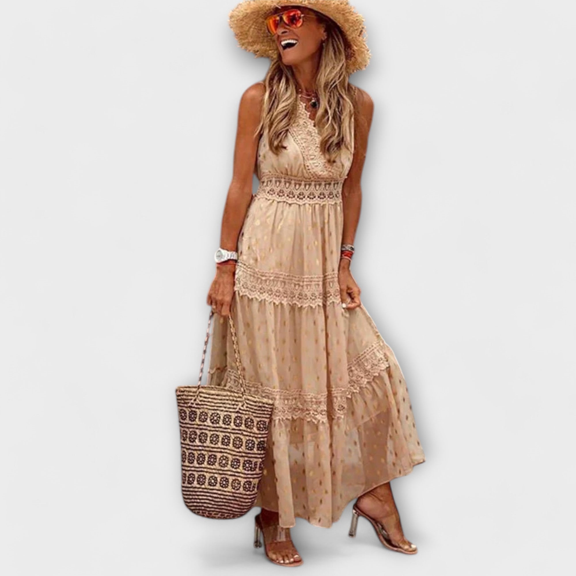 Amara™ | Lace Maxi Dress