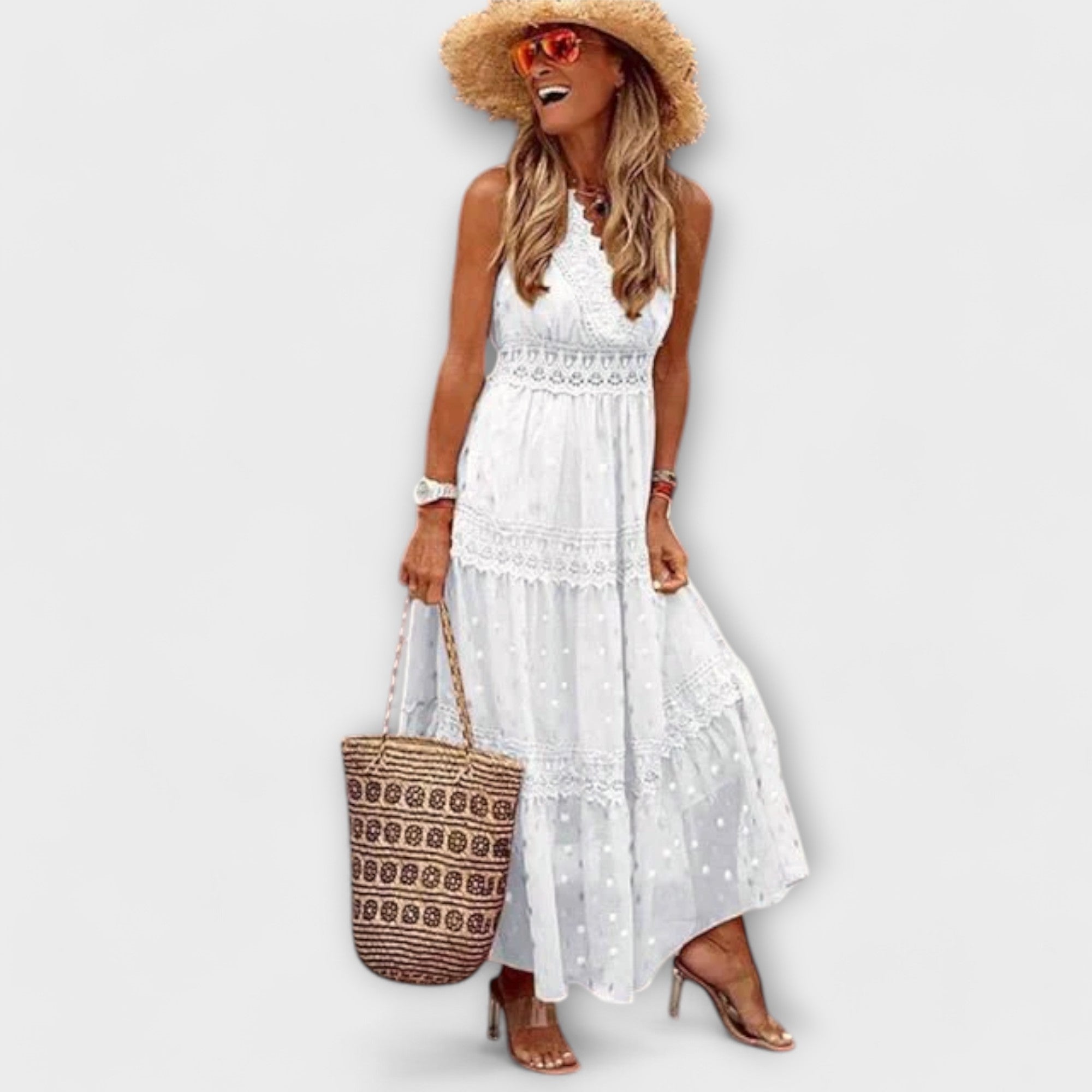 Amara™ | Lace Maxi Dress