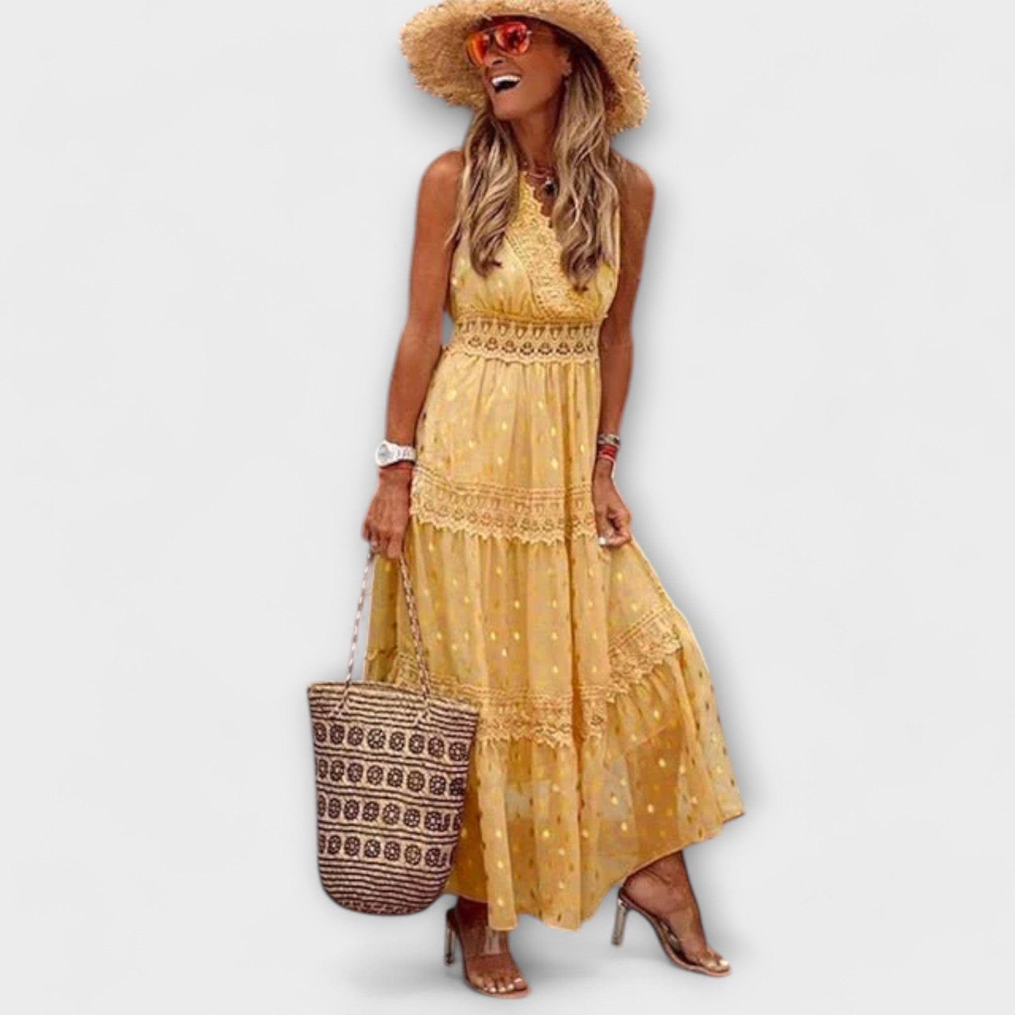 Amara™ | Lace Maxi Dress