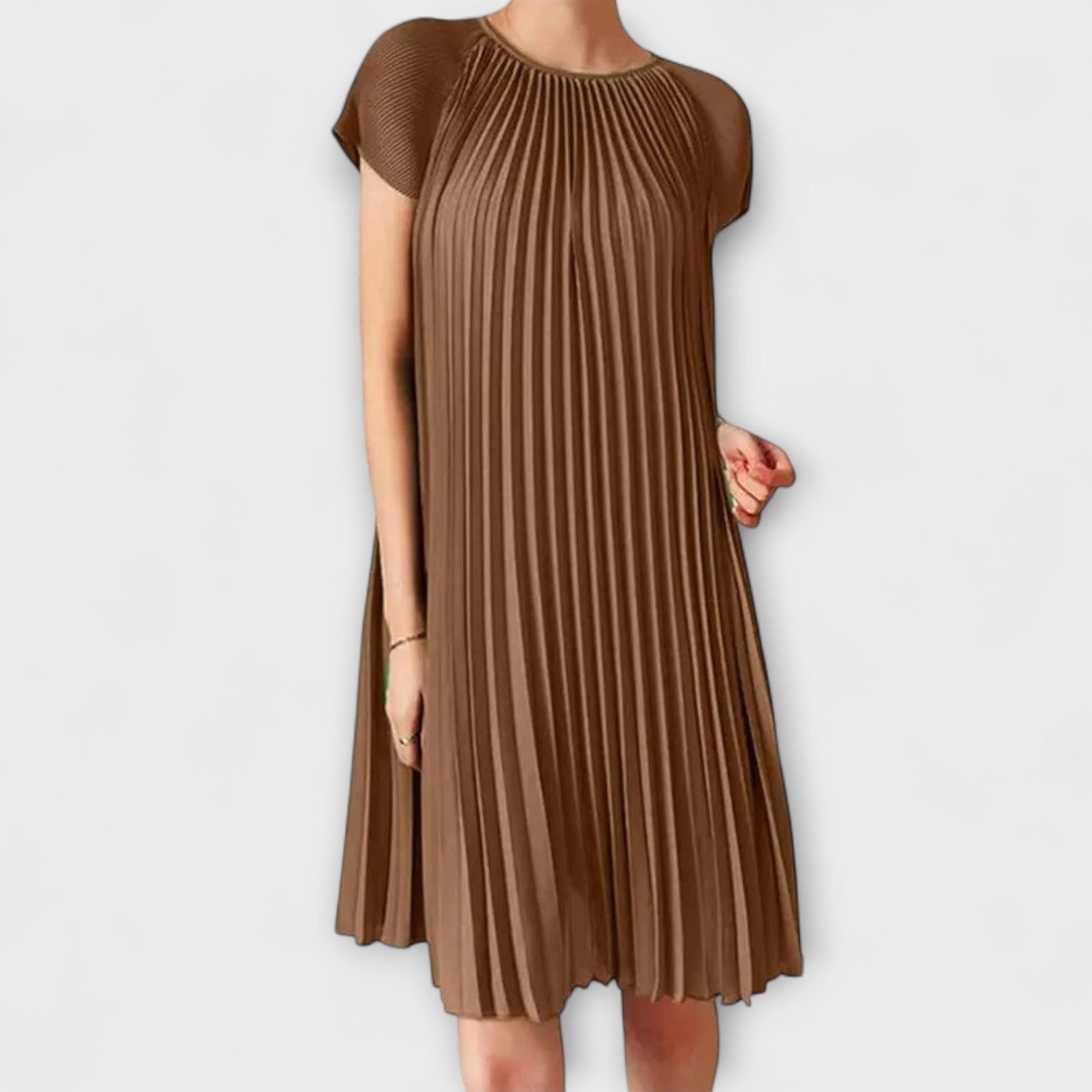 Amara™ | Elegant Pleated Dress