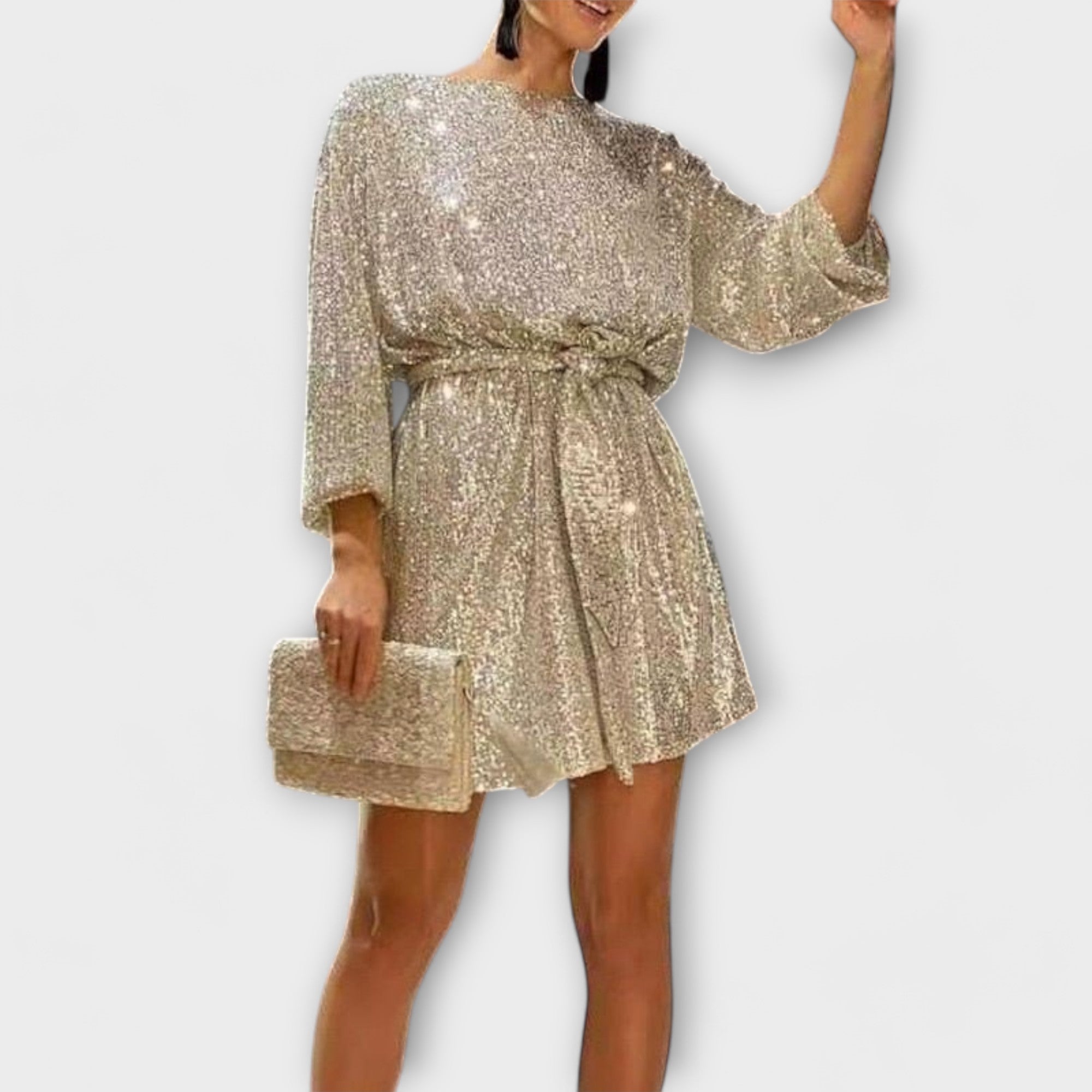 Amara™ | Sequined Mini Party Dress