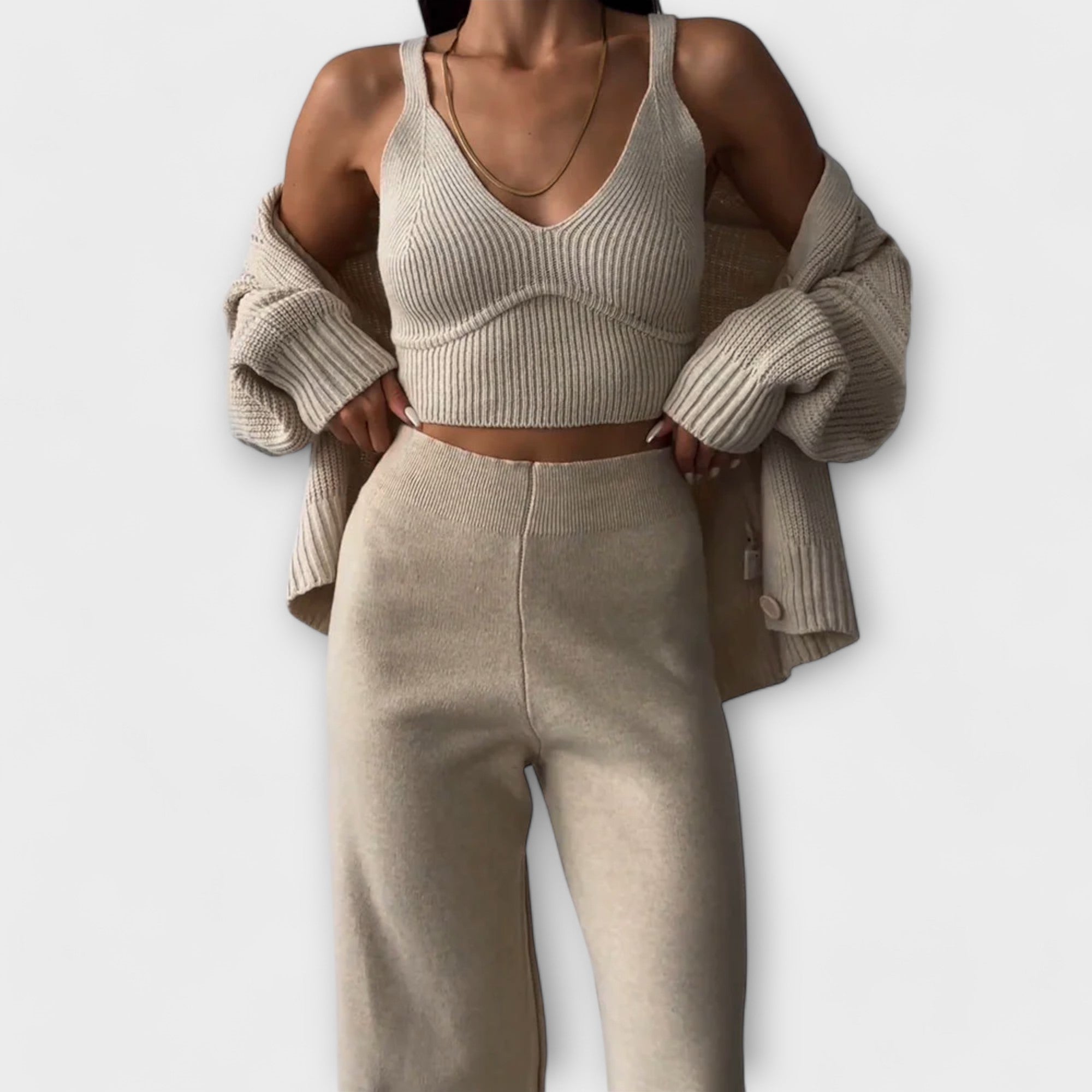 Amara™ | Three-Piece Knit Set