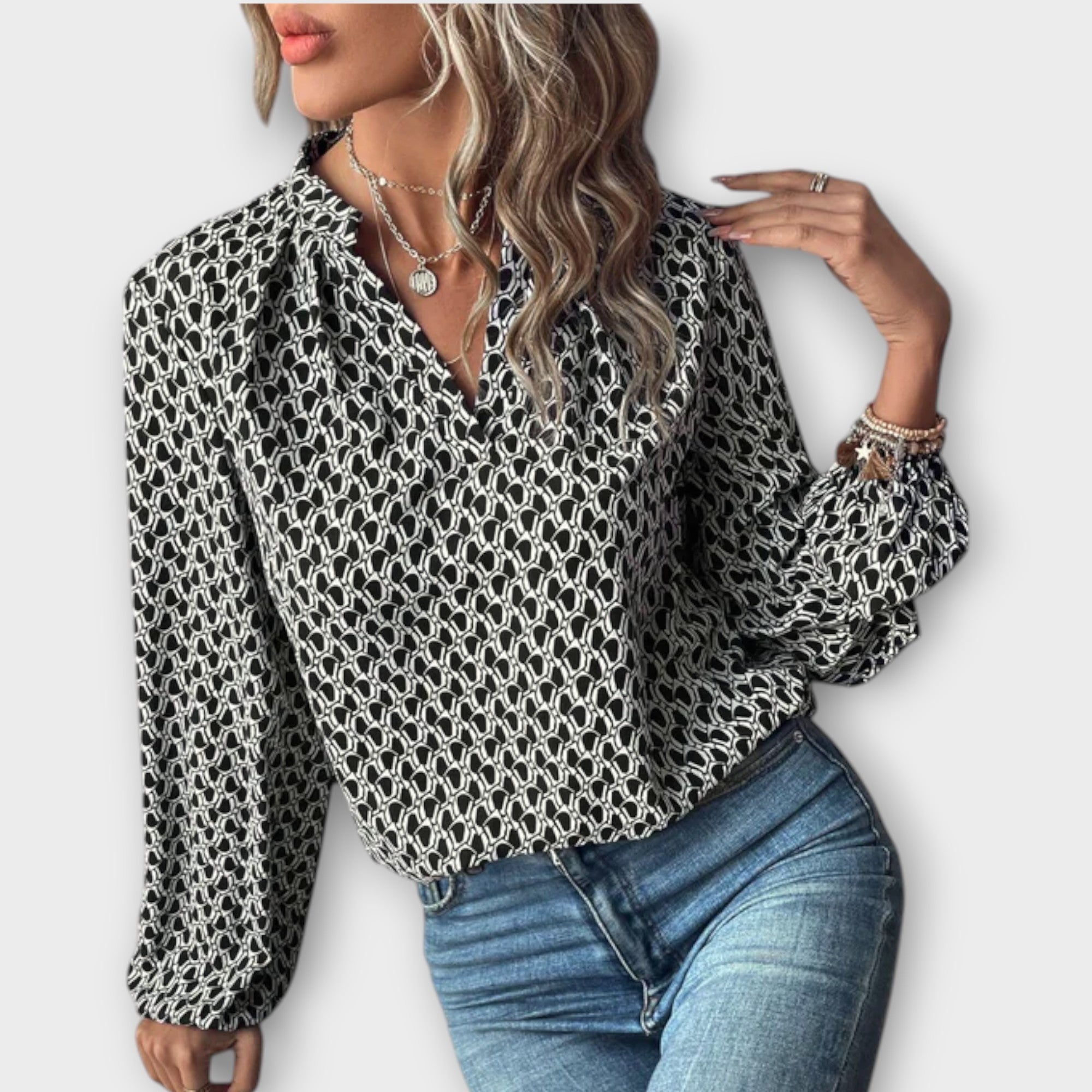Amara™ | Patterned Blouse