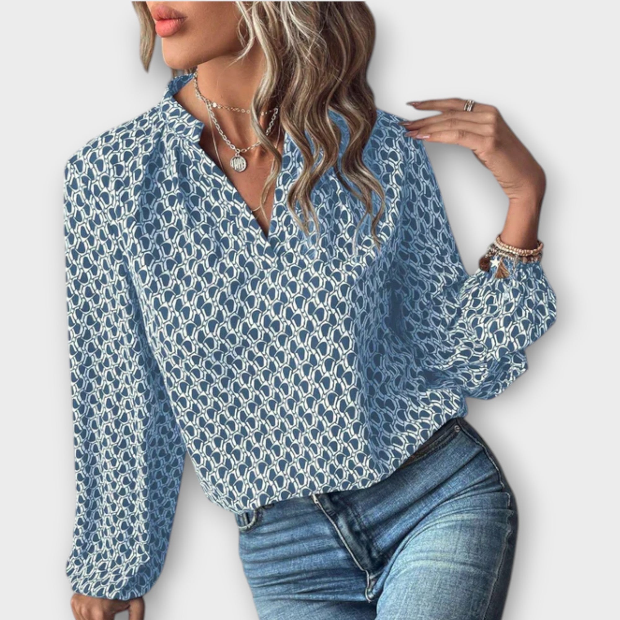 Amara™ | Patterned Blouse