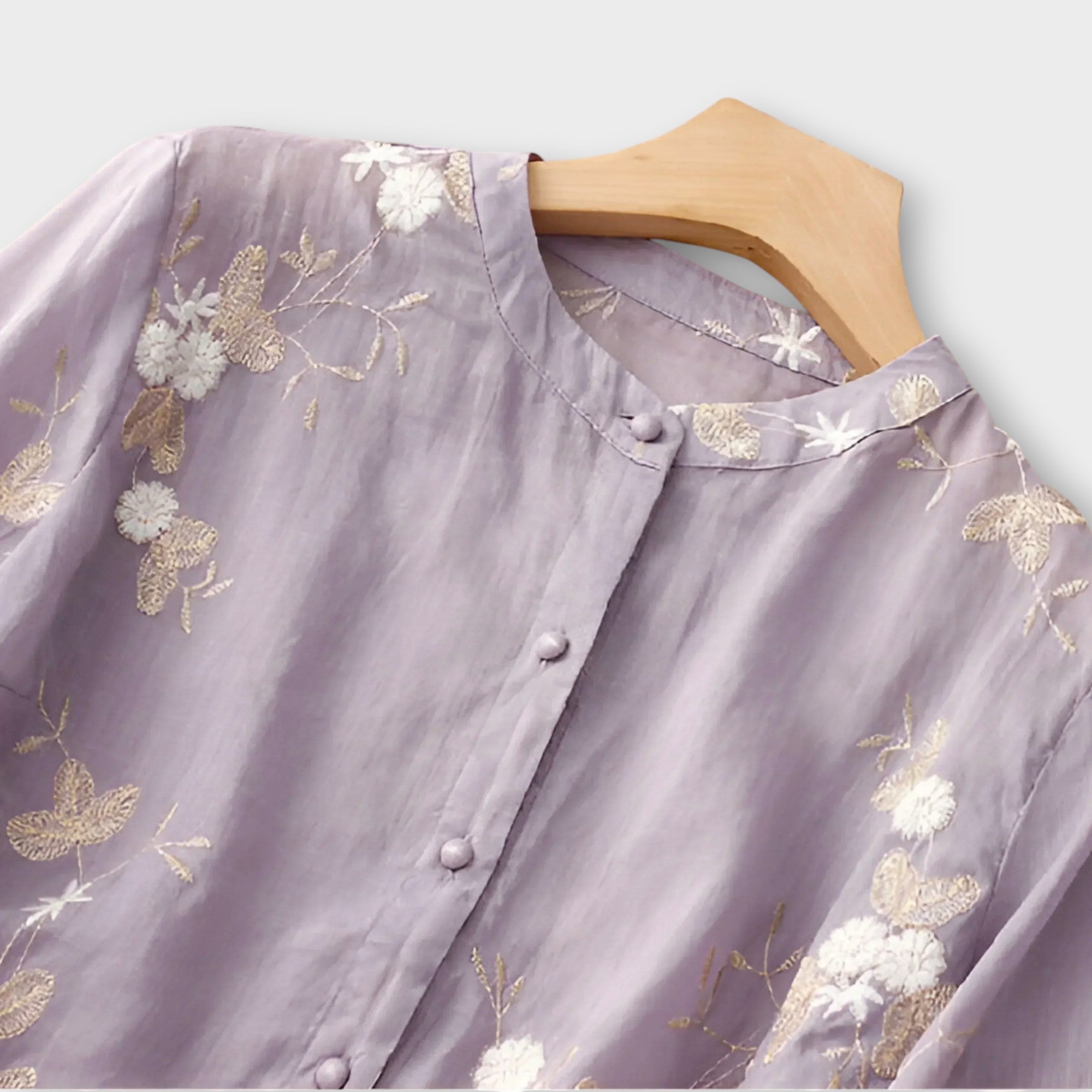 Amara™ | Cotton & Linen Blouse