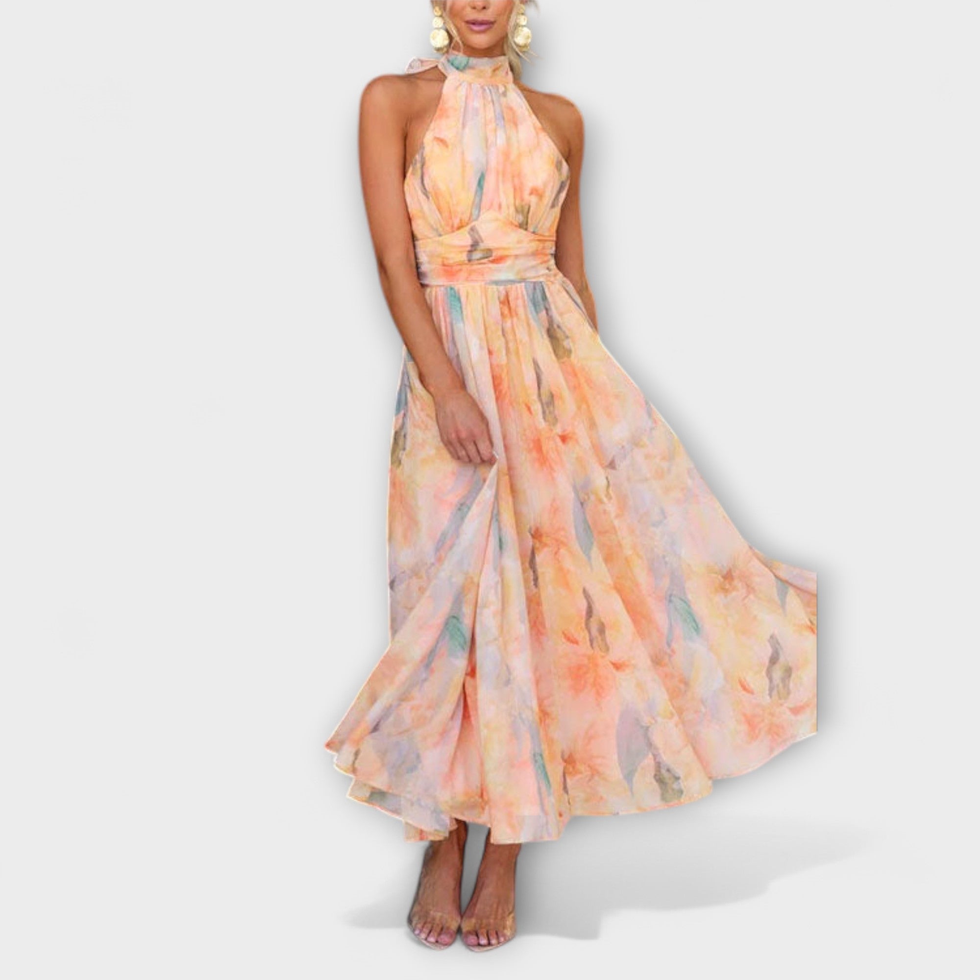 Amara™ | Halter Neck Summer Dress