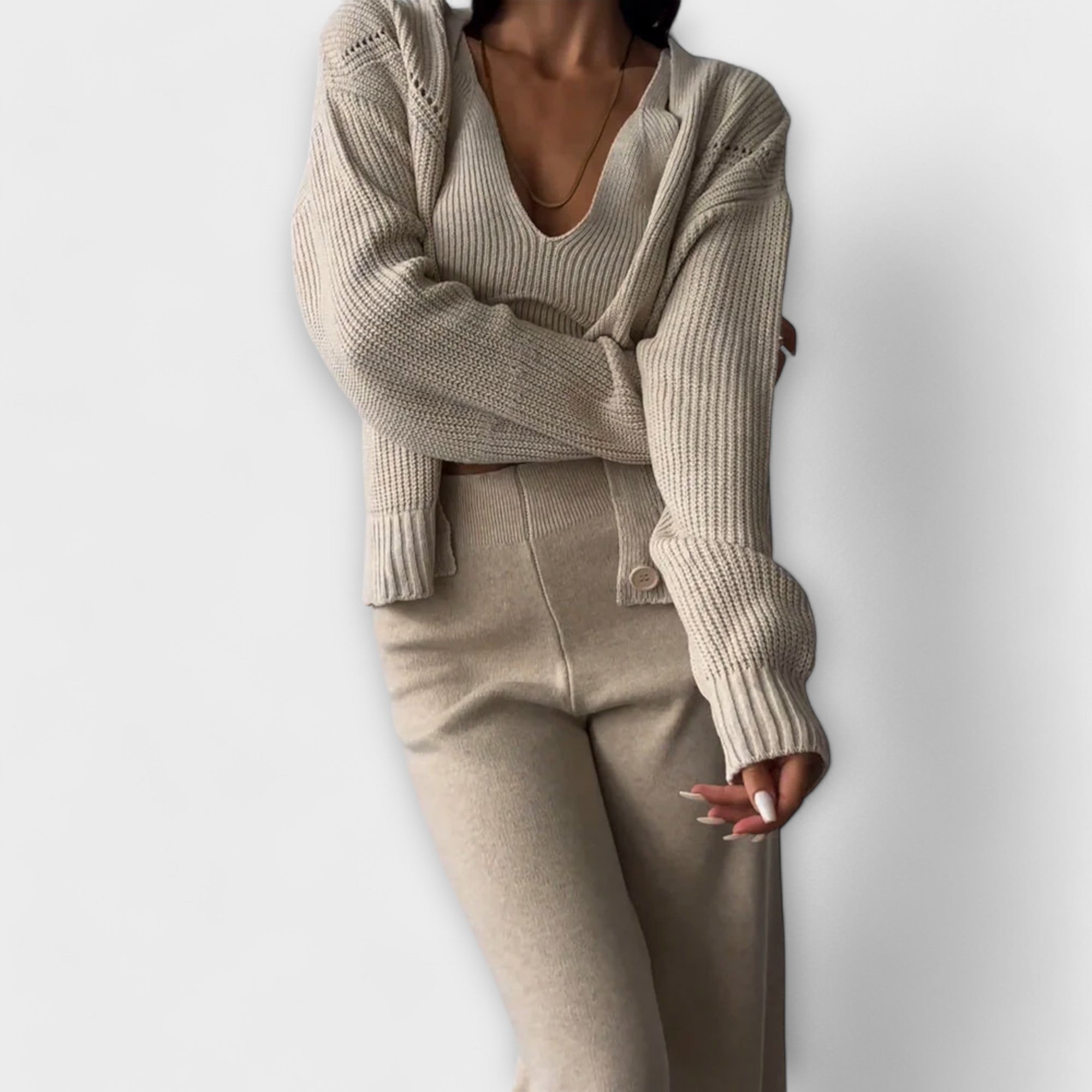 Amara™ | Three-Piece Knit Set