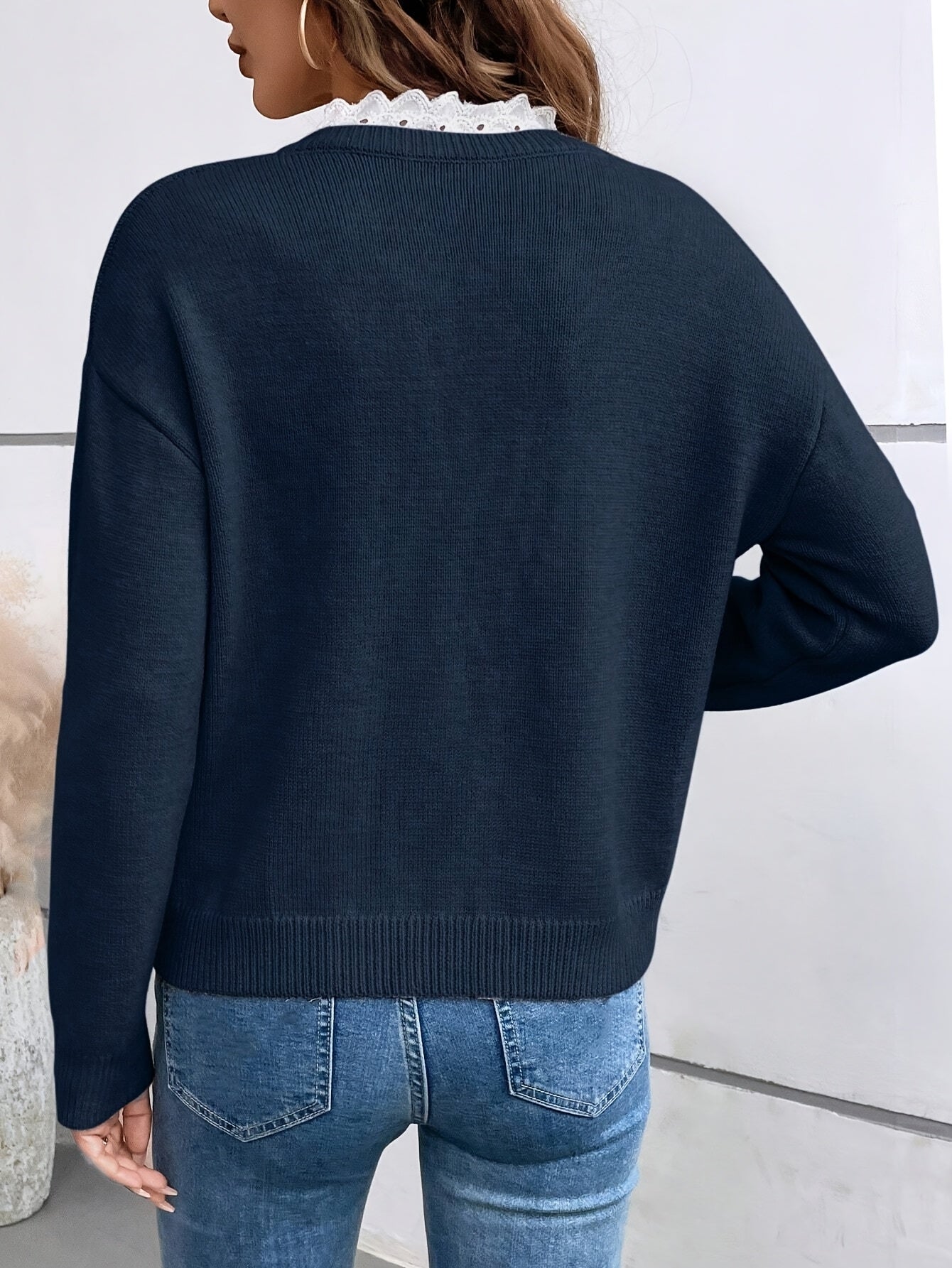 Amara™ | Blus med fransk krage