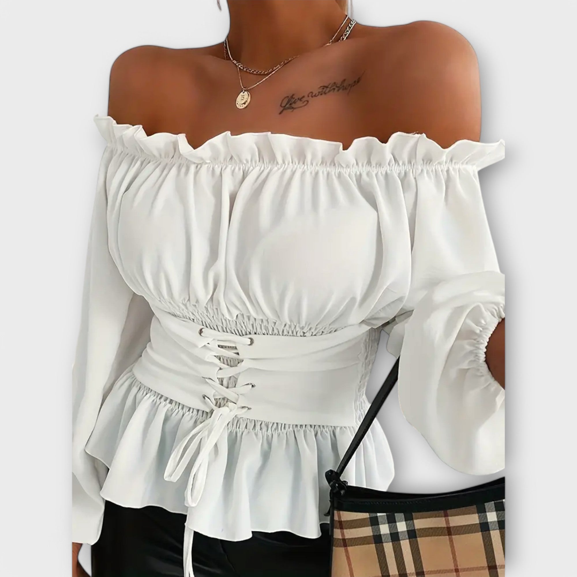 Amara™ | Blouse with Ruffle Details