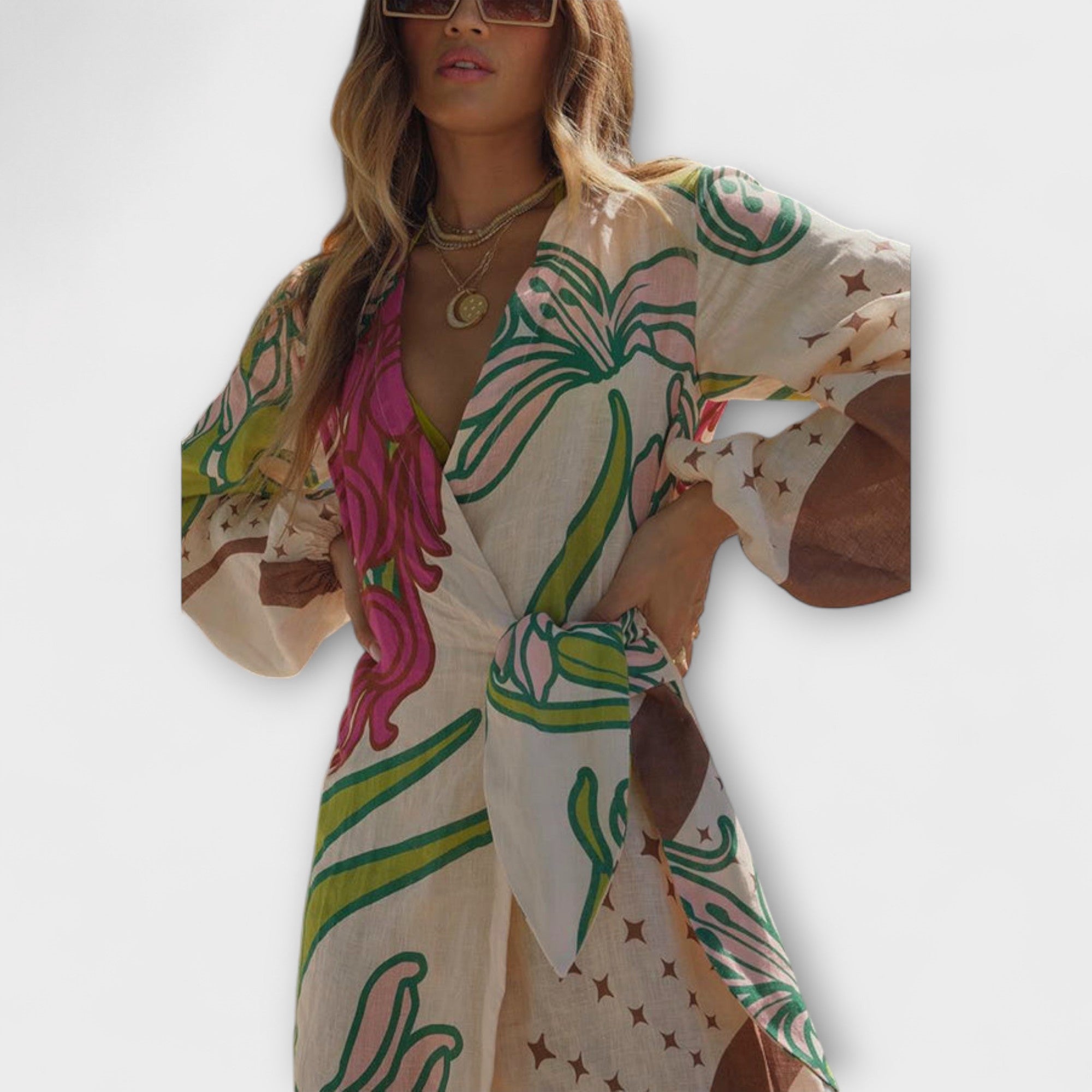 Amara™ | Tie Waist Maxi Dress