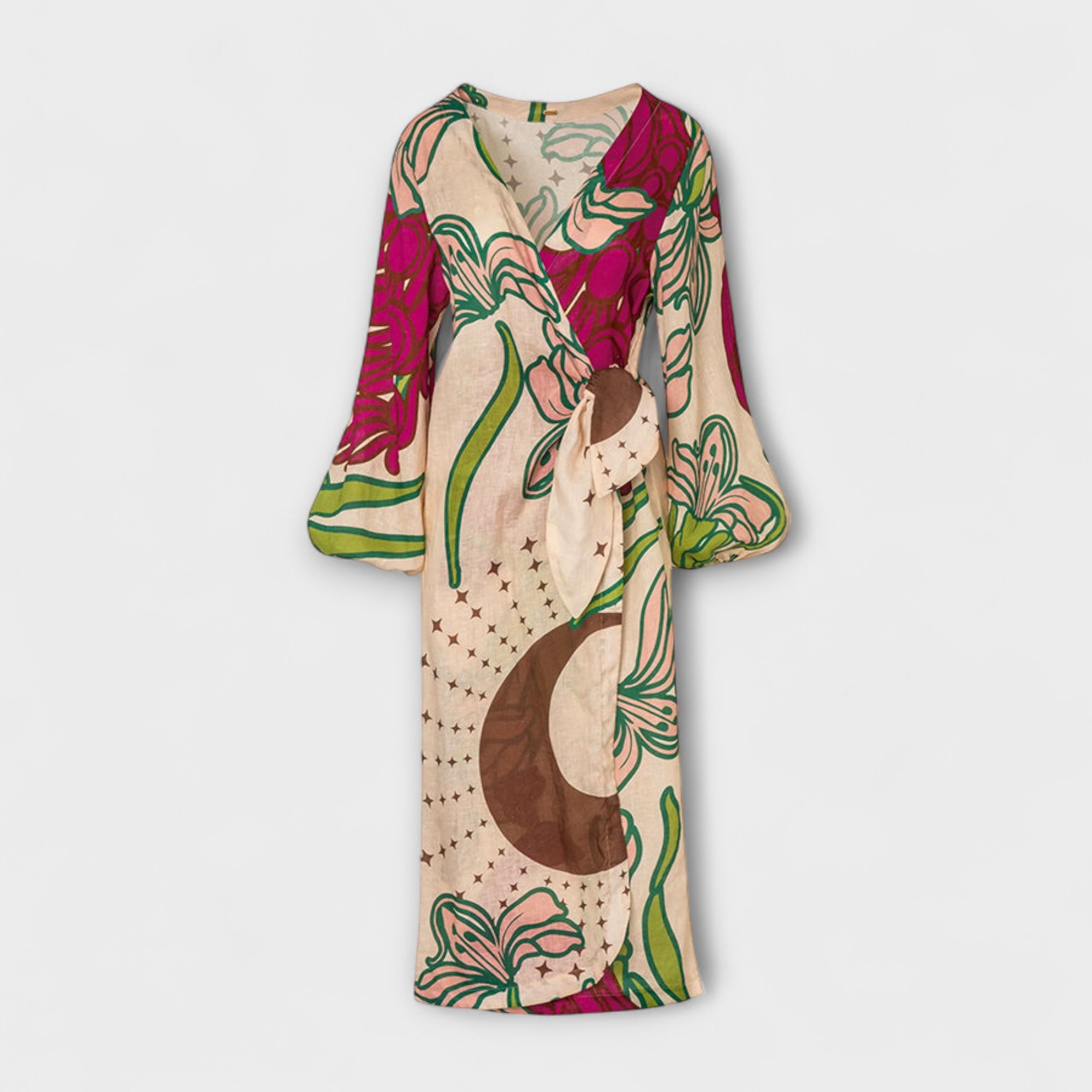 Amara™ | Tie Waist Maxi Dress