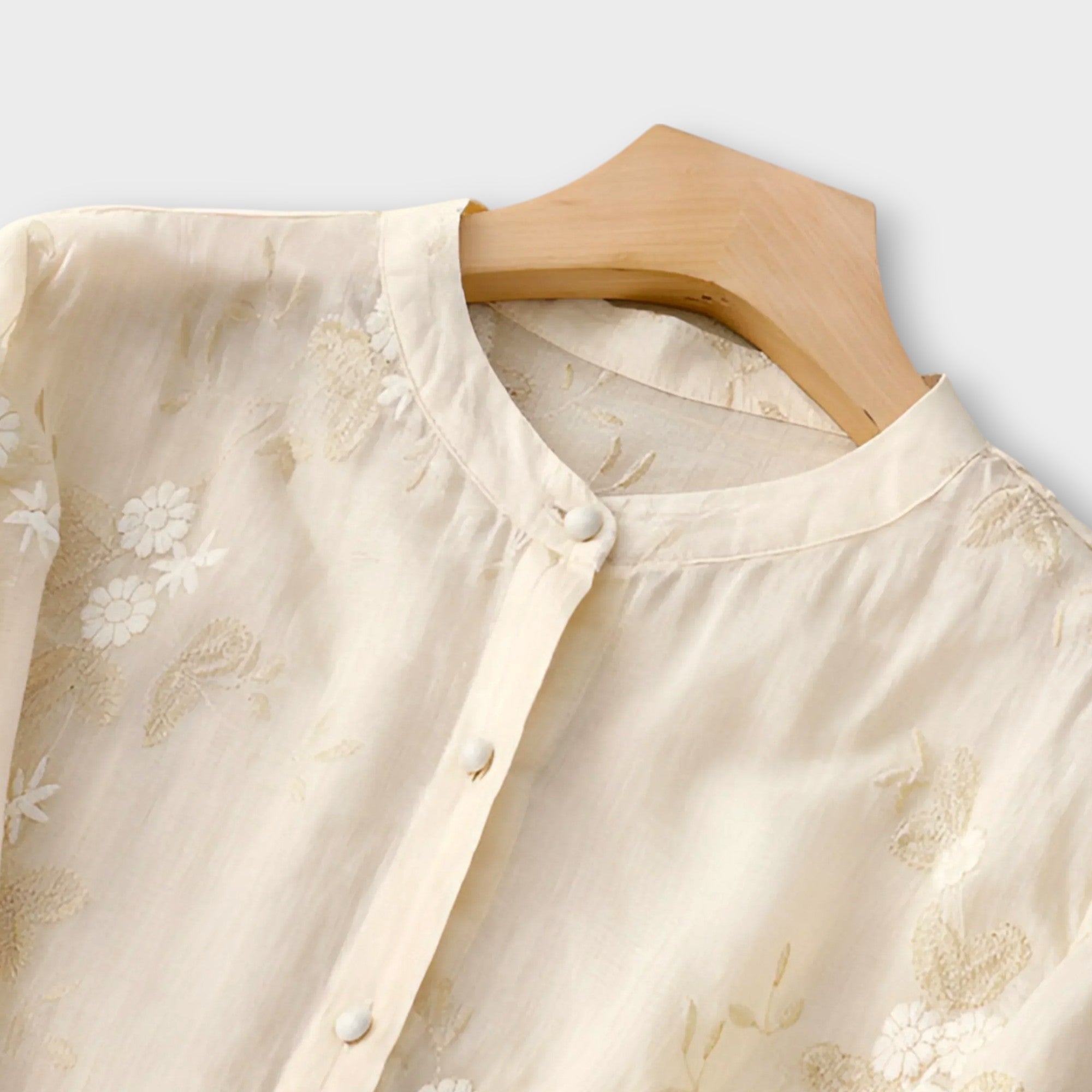 Amara™ | Cotton & Linen Blouse