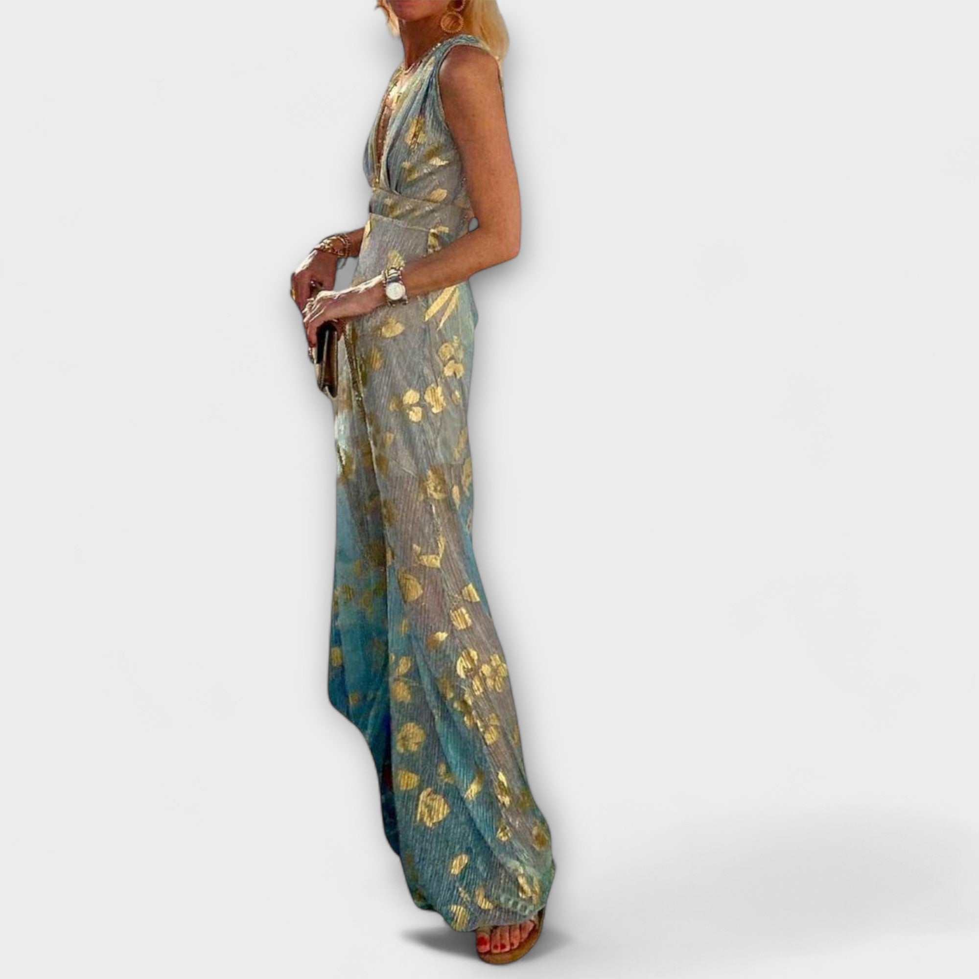 Amara™ | V-Neck Sequin Dress