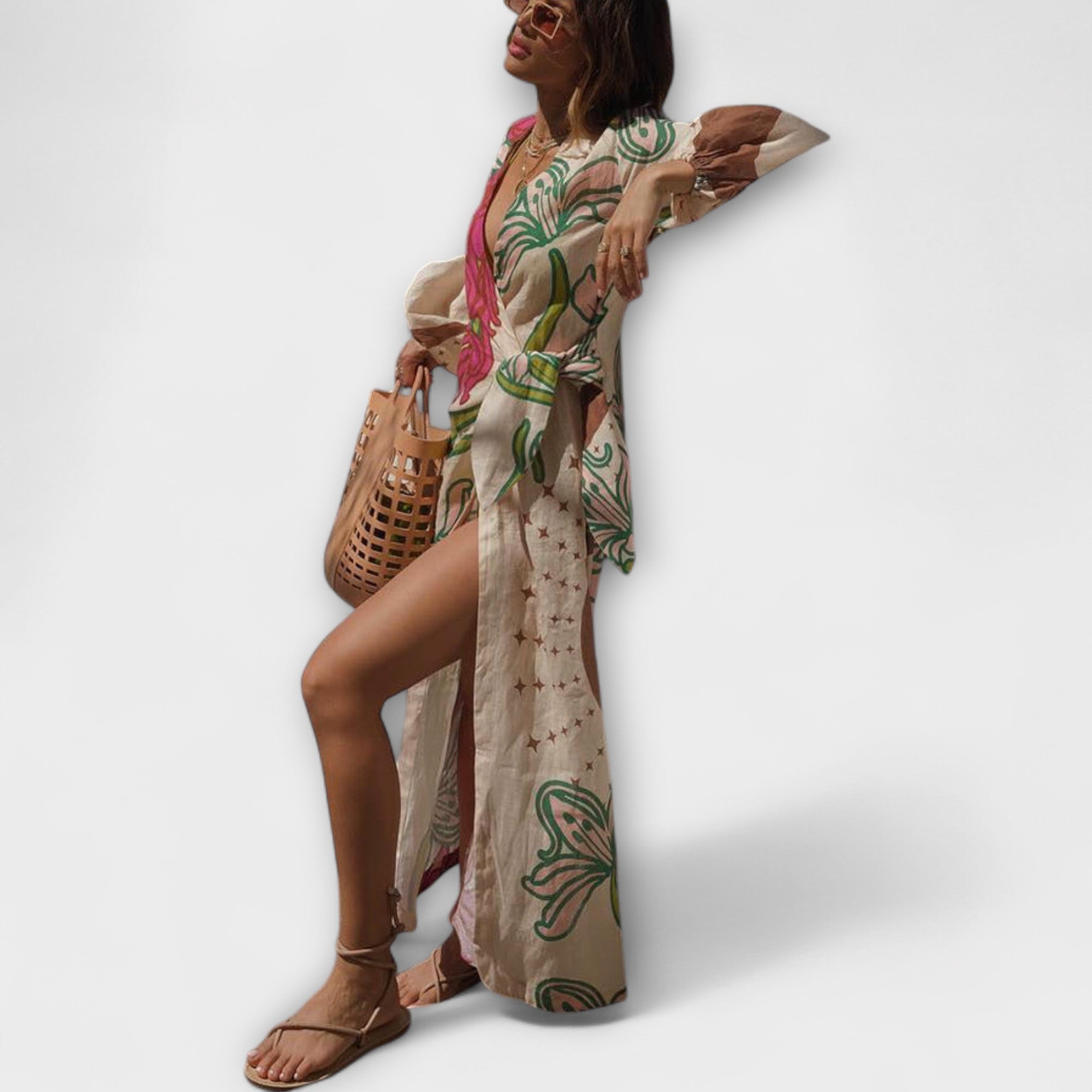 Amara™ | Tie Waist Maxi Dress