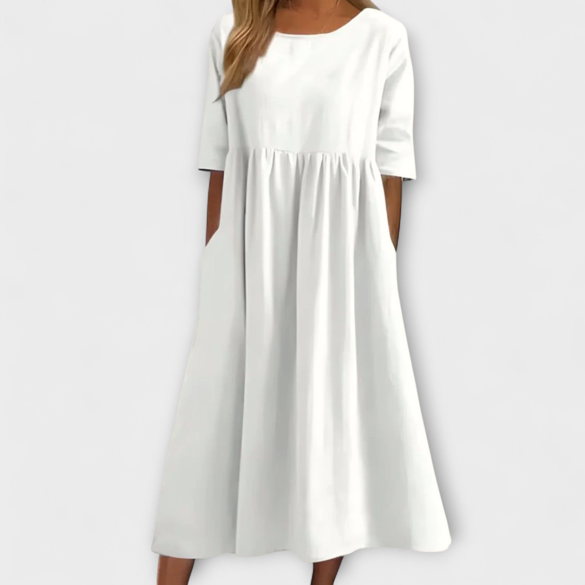 Amara™ | Cotton Midi Dress