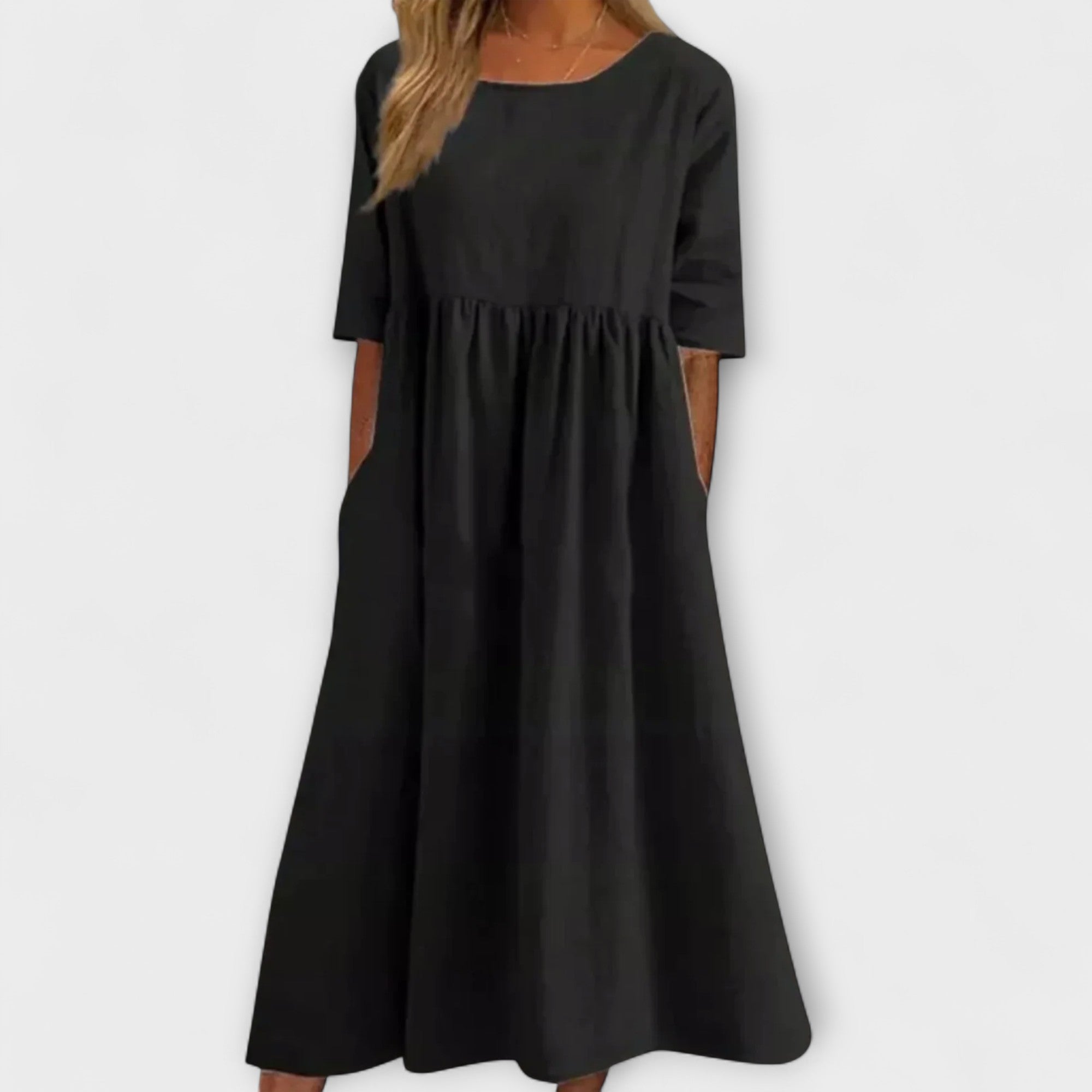 Amara™ | Cotton Midi Dress