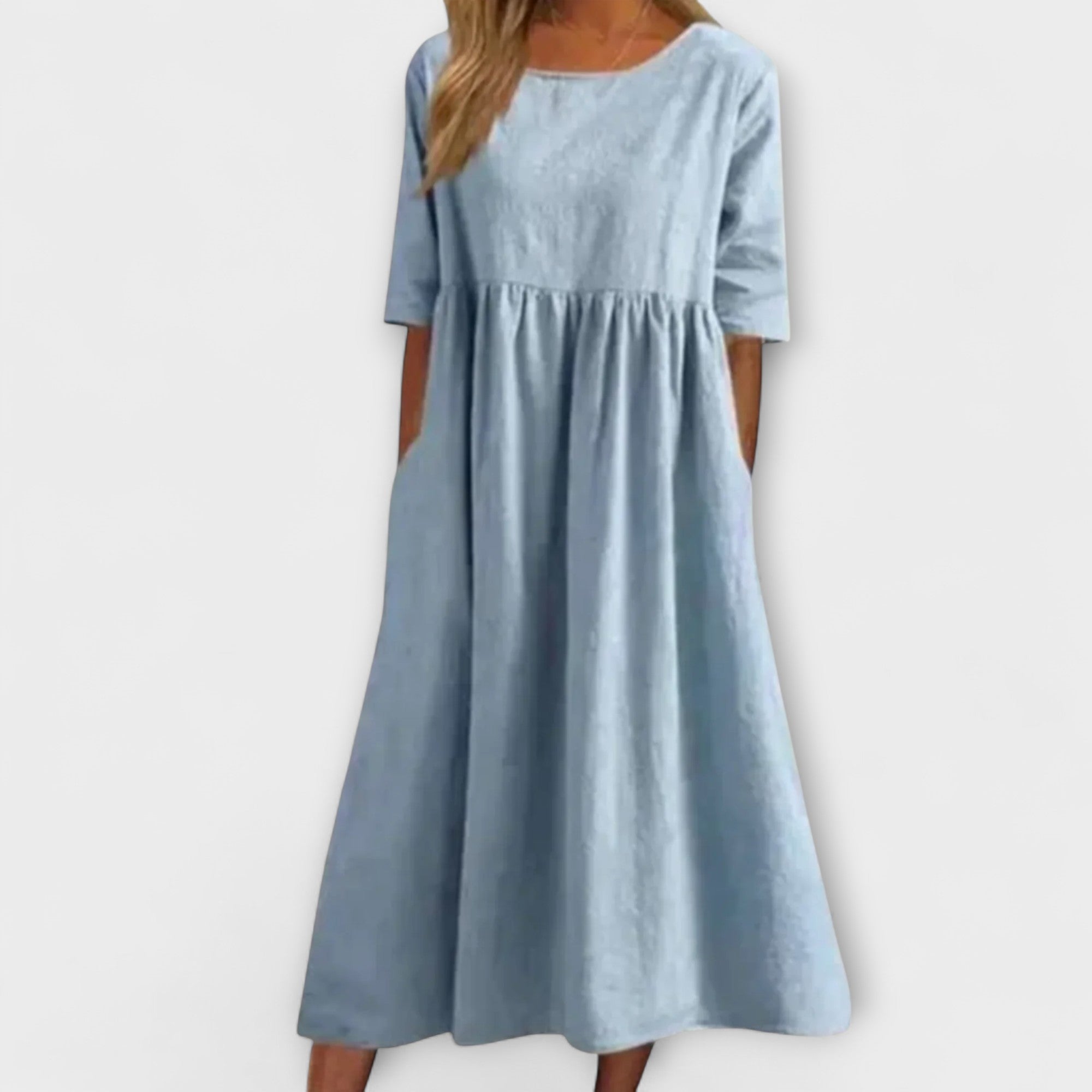 Amara™ | Cotton Midi Dress